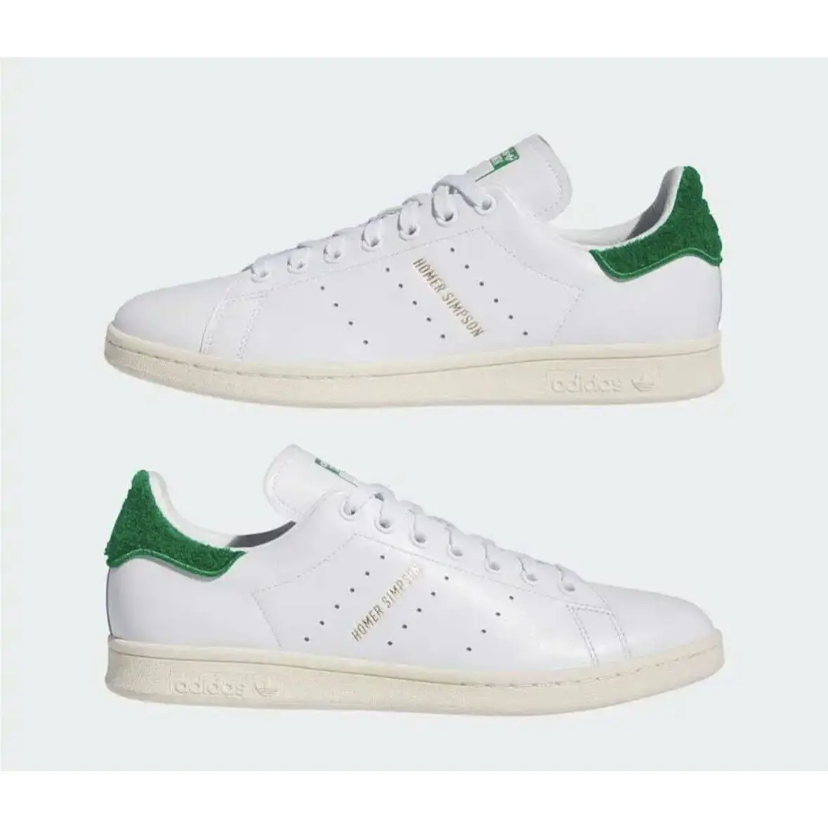 Adidas shoes - Adidas Homer Simpson x Stan Smith - IE7564 - White Green Gold 2