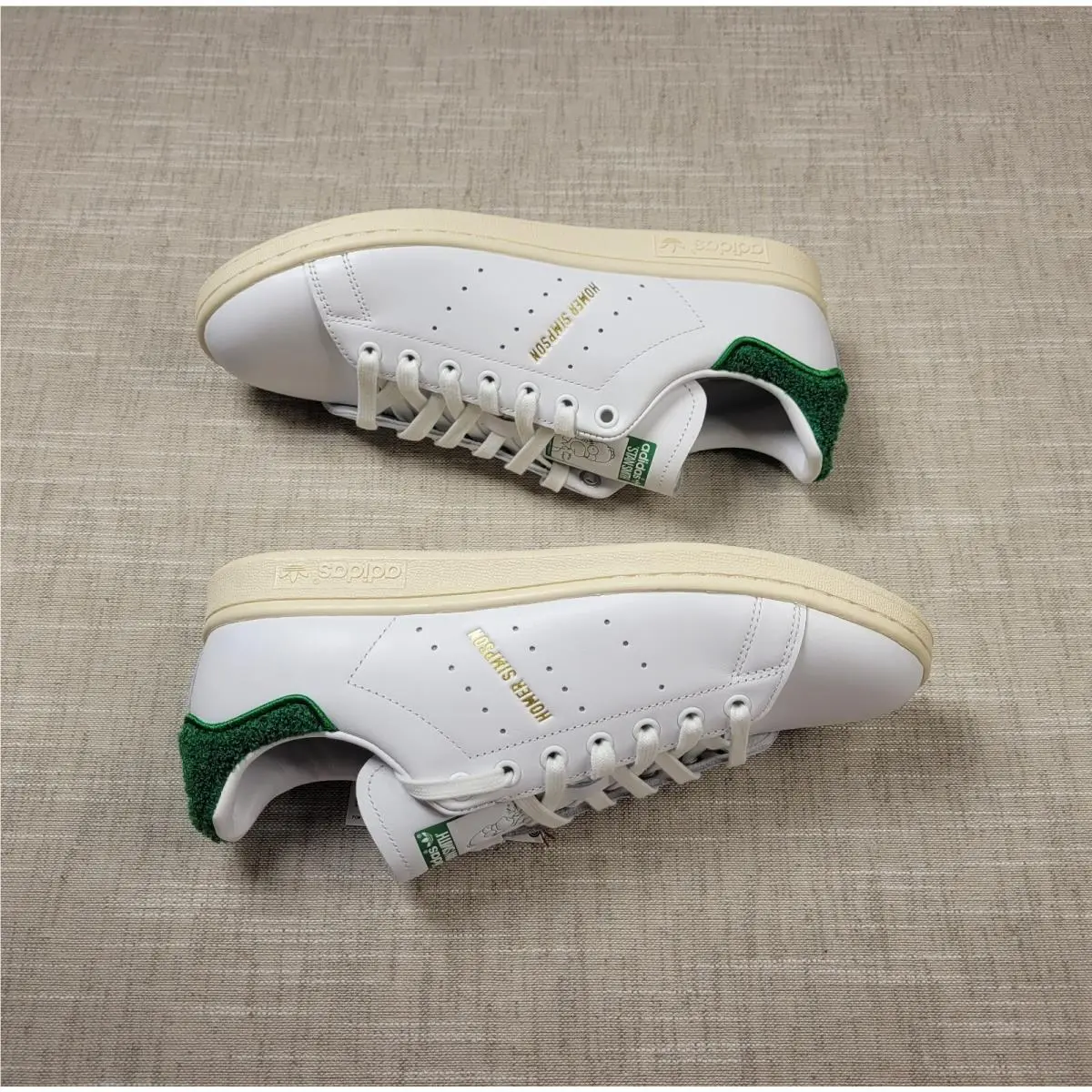 Adidas shoes - Adidas Homer Simpson x Stan Smith - IE7564 - White Green Gold 12