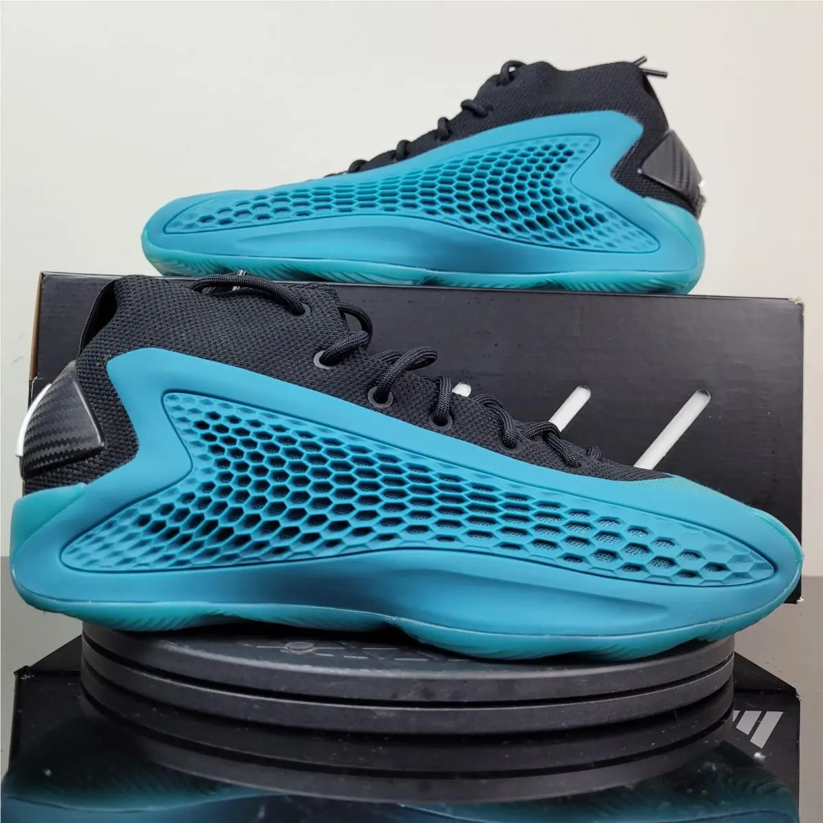 Adidas AE 1 J Basketball Wave Blue Youth Shoes IF1884 GS Sz 5.5 - 6.5 Womens