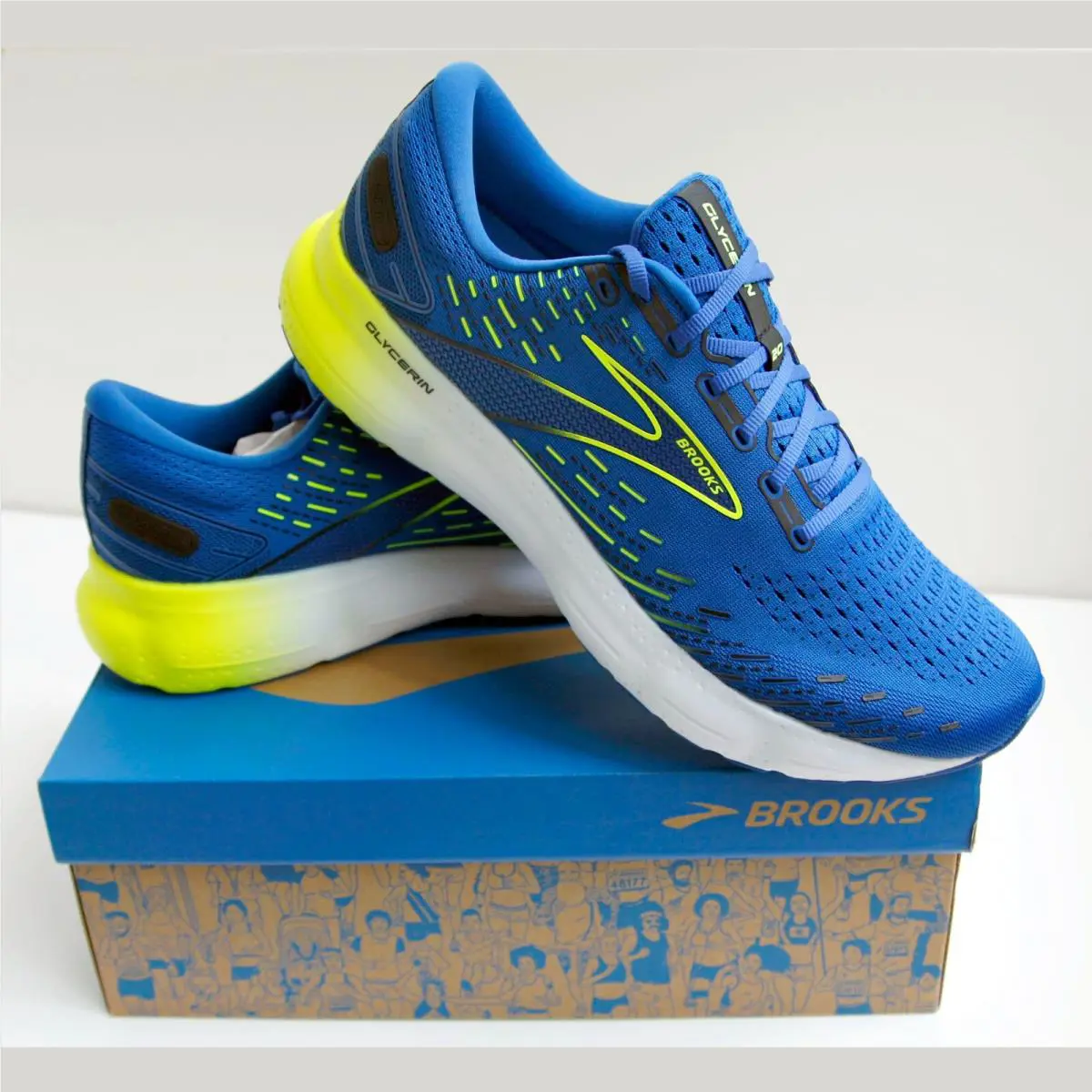 Brooks shoes - Brooks Glycerin 20 - Glycerin - 110382 1D 482 - Blue (UPC: 195394159400) 2