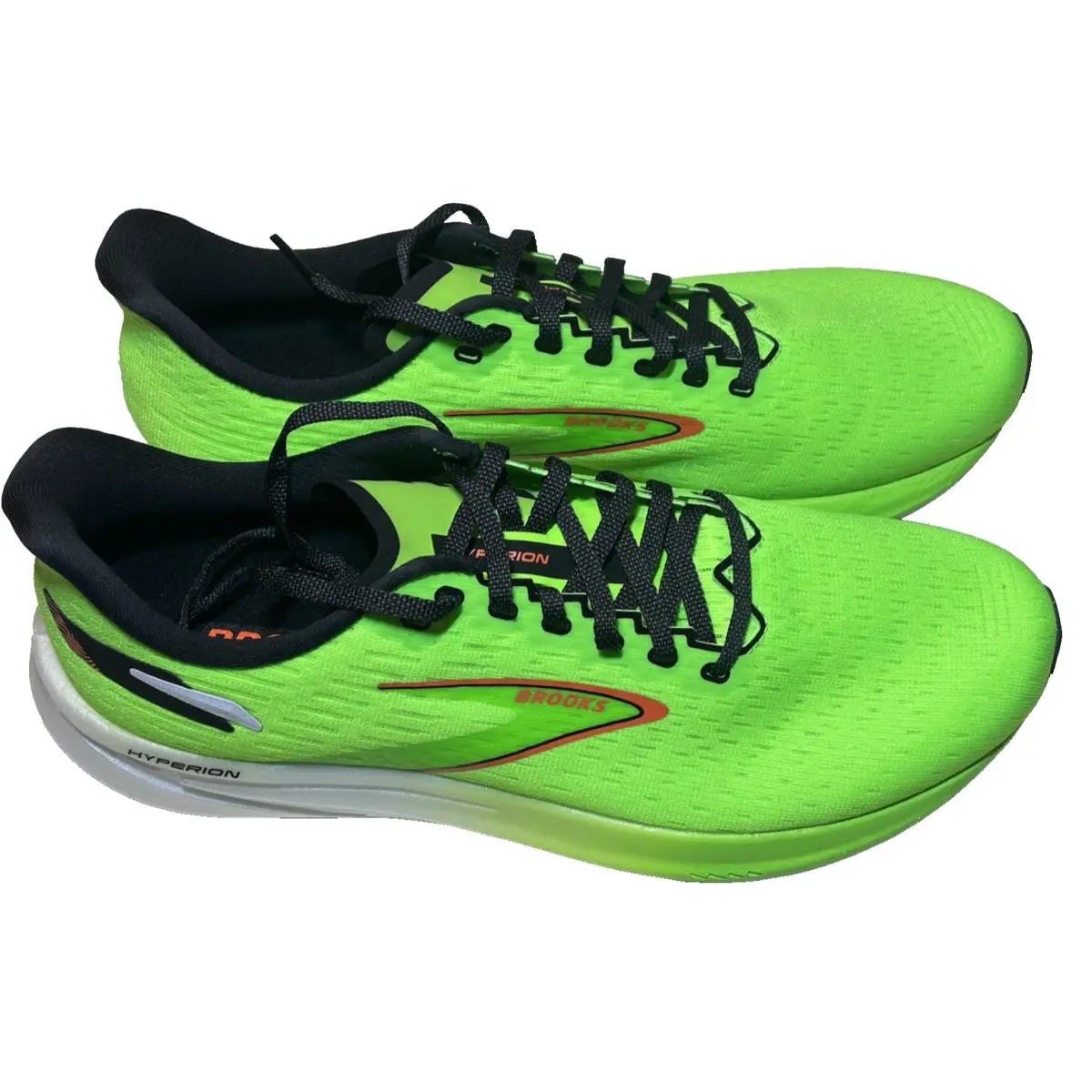 Brooks shoes - Brooks Hyperion - Hyperion - 1104071D308 - Green Gecko/Red Orange/White (UPC: 195394317497) 0