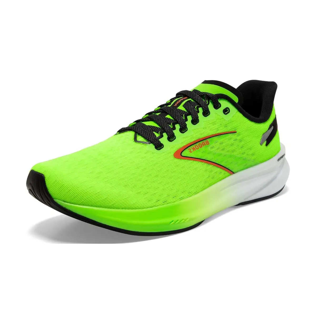 Brooks shoes - Brooks Hyperion - Hyperion - 1104071D308 - Green Gecko/Red Orange/White (UPC: 195394317497) 2