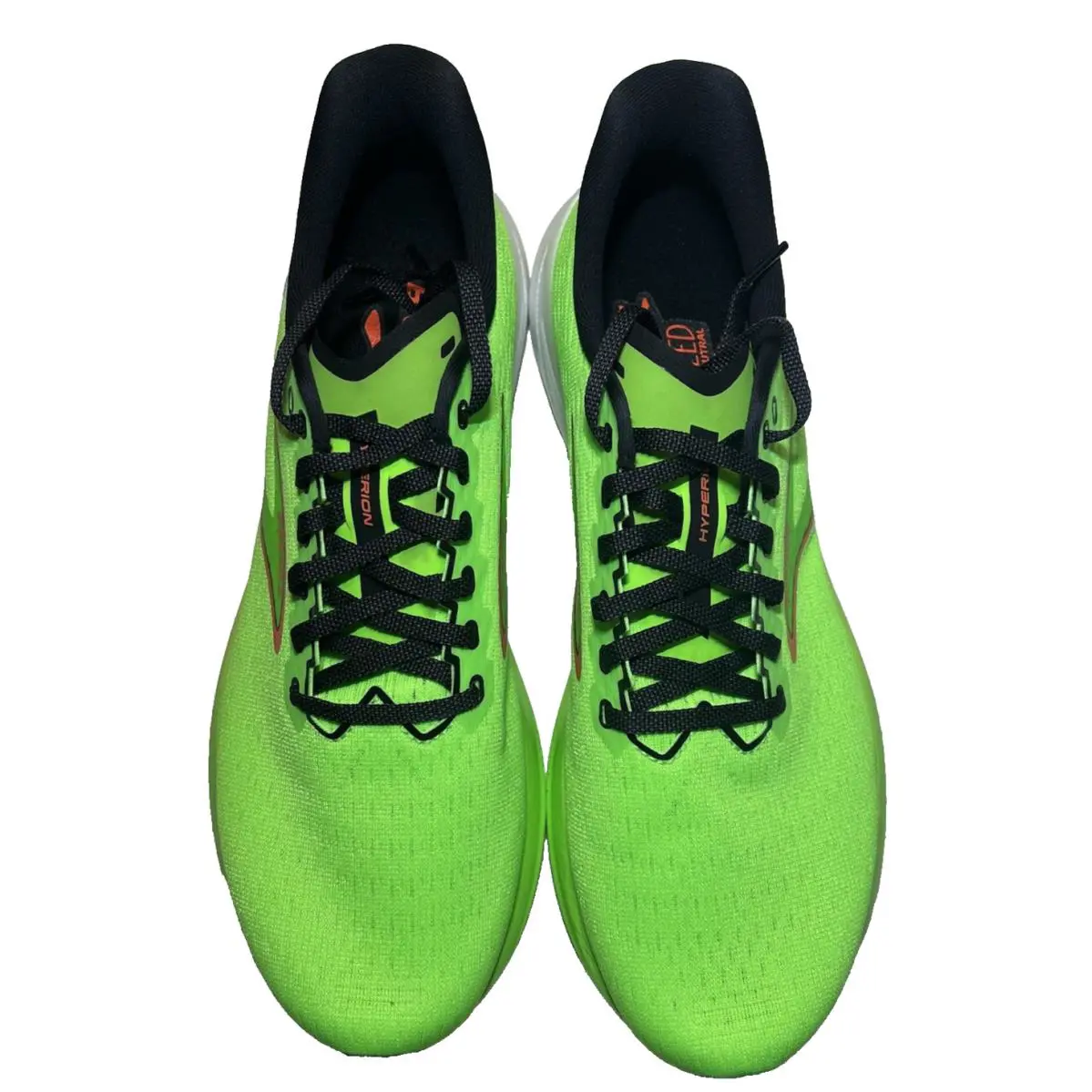 Brooks shoes - Brooks Hyperion - Hyperion - 1104071D308 - Green Gecko/Red Orange/White (UPC: 195394317497) 6