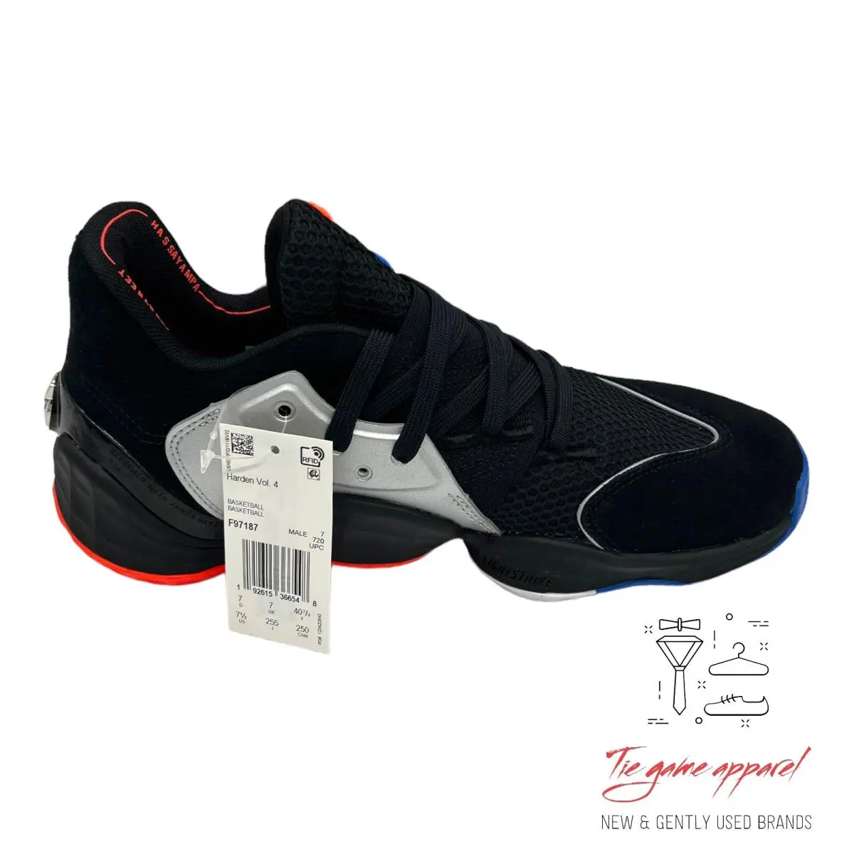 Adidas shoes - adidas Harden Vol. 4 - Harden - F97187 - Black (UPC: 0192615366548) 0