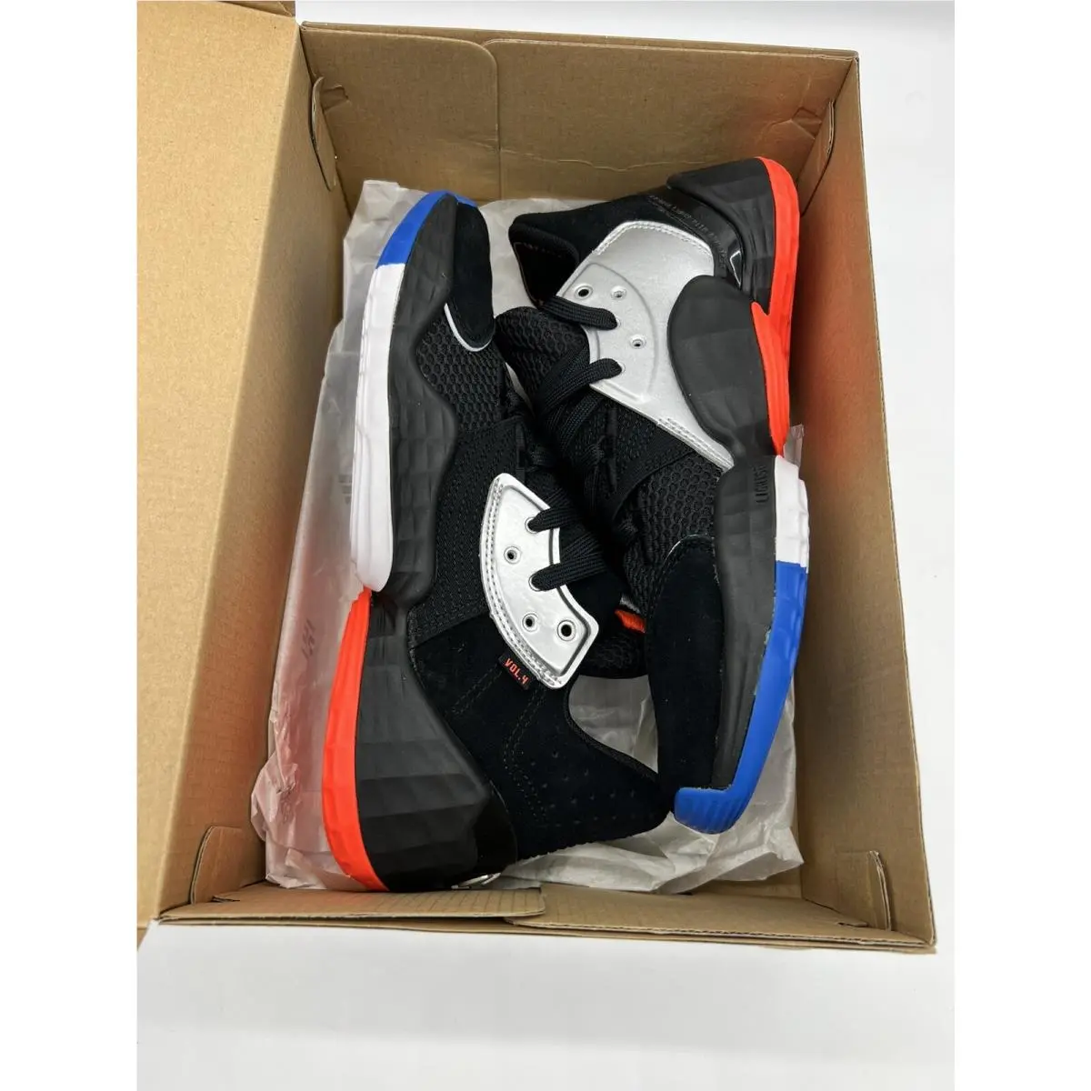 Adidas shoes - adidas Harden Vol. 4 - Harden - F97187 - Black (UPC: 0192615366548) 8