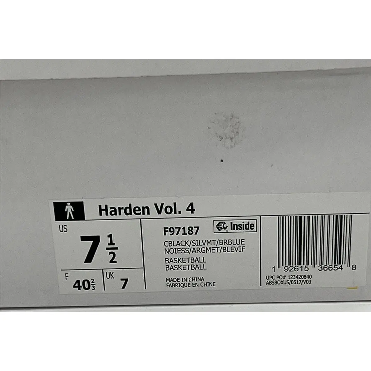 Adidas shoes - adidas Harden Vol. 4 - Harden - F97187 - Black (UPC: 0192615366548) 10