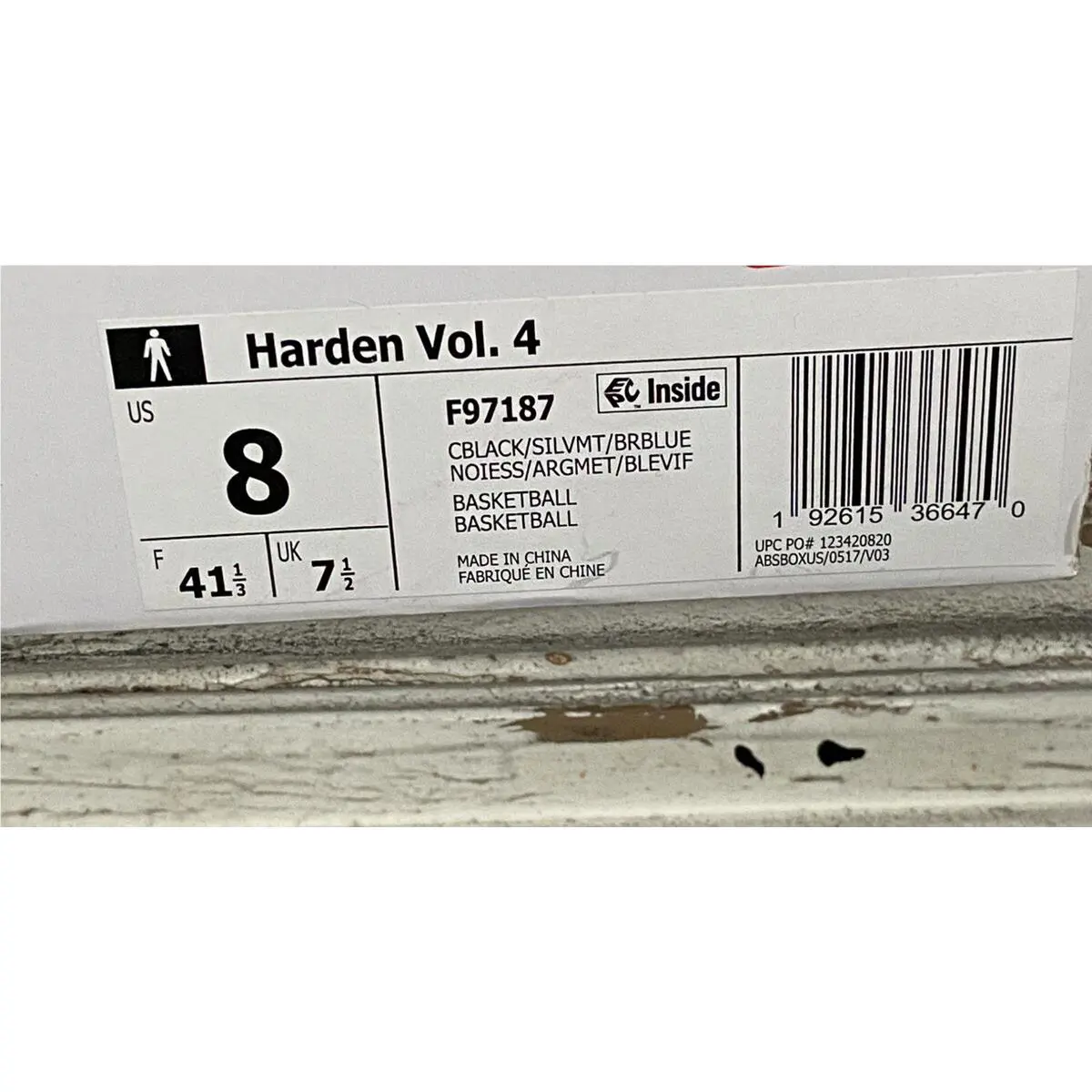 Adidas shoes - adidas Harden Vol. 4 - Harden - F97187 - Black (UPC: 0192615366548) 12
