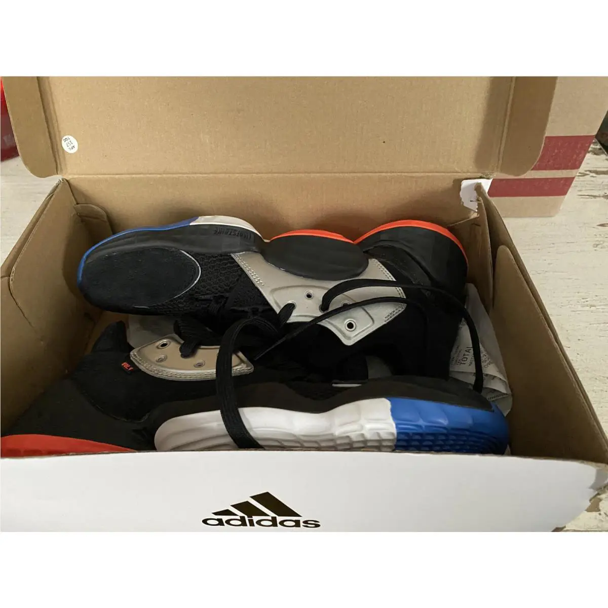 Adidas shoes - adidas Harden Vol. 4 - Harden - F97187 - Black (UPC: 0192615366548) 8