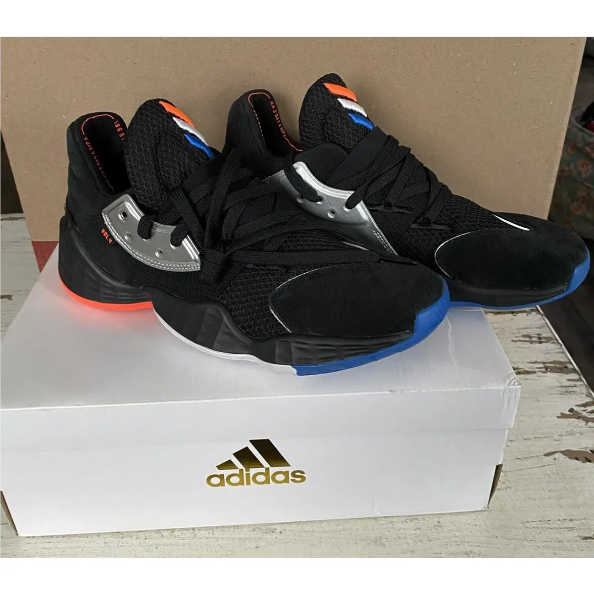 Adidas shoes - adidas Harden Vol. 4 - Harden - F97187 - Black (UPC: 0192615366548) 0