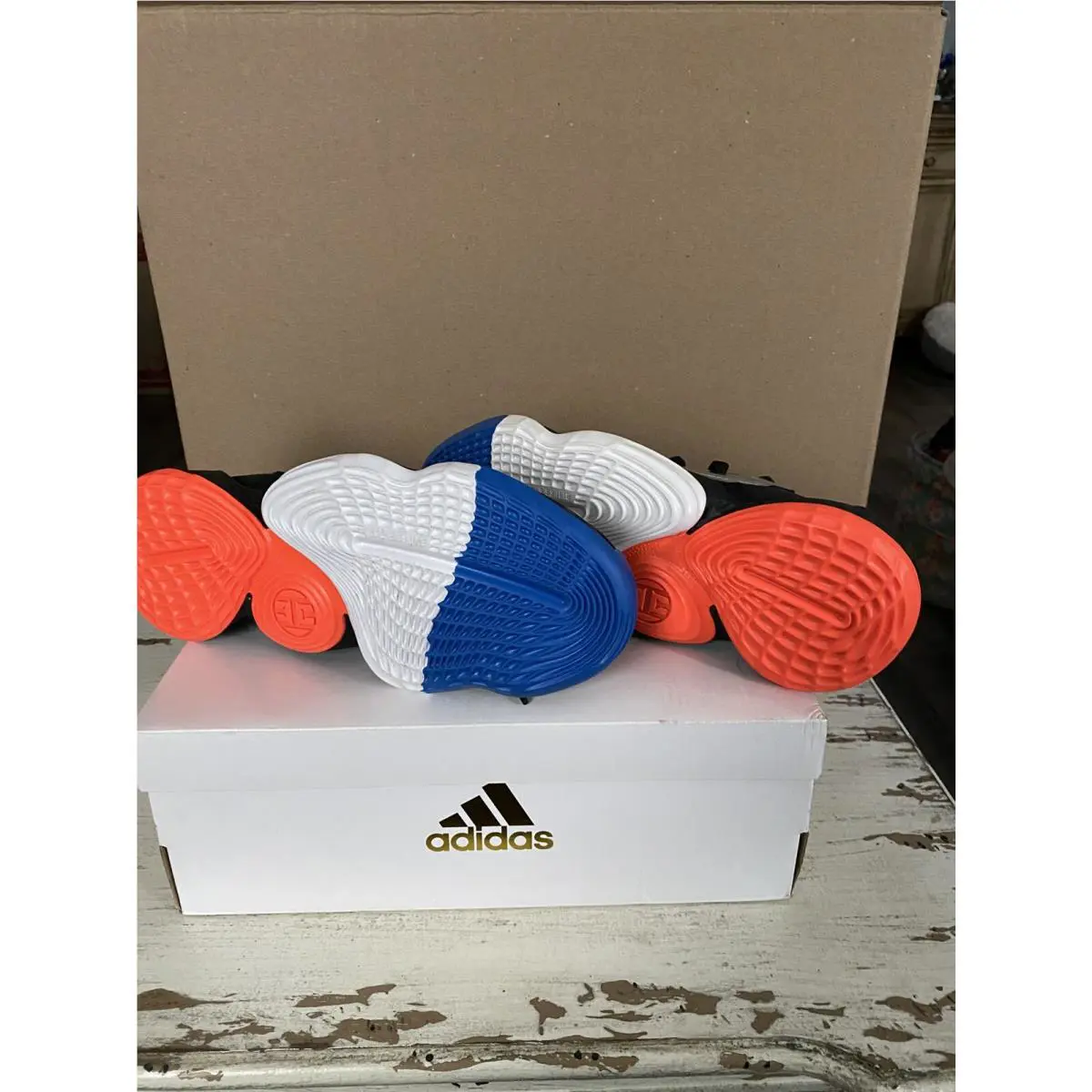 Adidas shoes - adidas Harden Vol. 4 - Harden - F97187 - Black (UPC: 0192615366548) 3