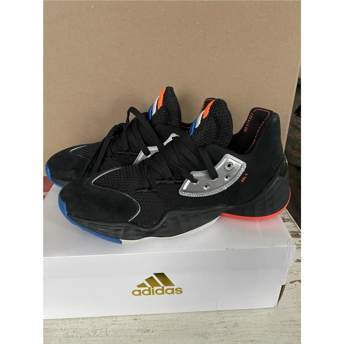 Adidas shoes - adidas Harden Vol. 4 - Harden - F97187 - Black (UPC: 0192615366548) 7
