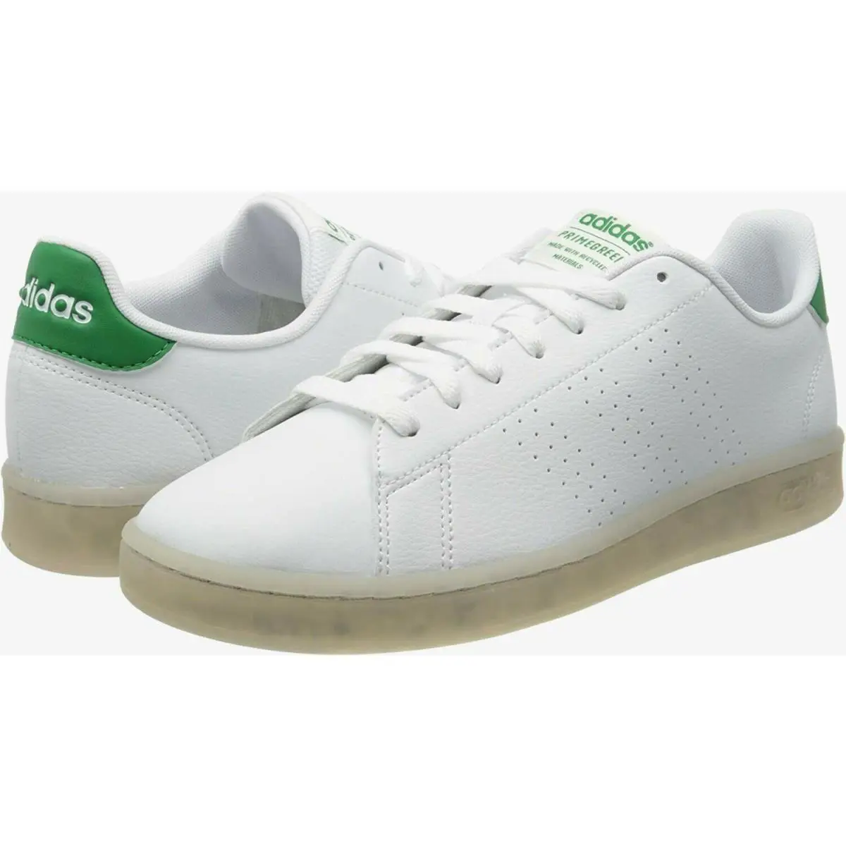 Adidas shoes - adidas Advantage Eco - Advantage Eco - FY9679 - White/White/Green (UPC: 194812517976) 4