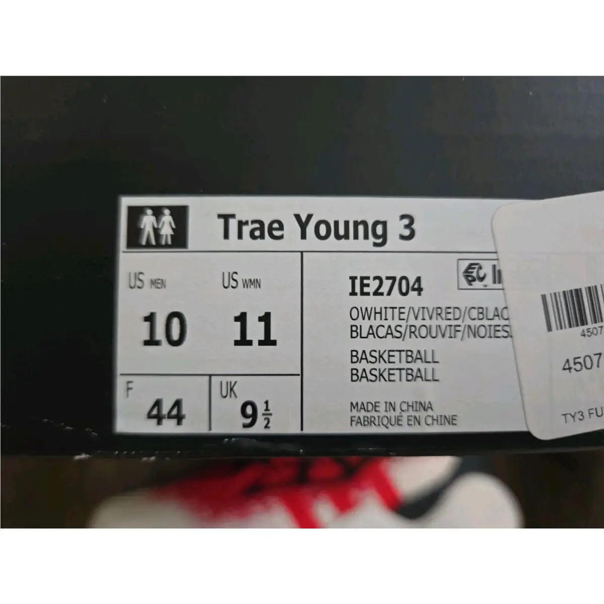 Adidas shoes - adidas Trae Young 3 - Trae Young - IE2704 - Red 4