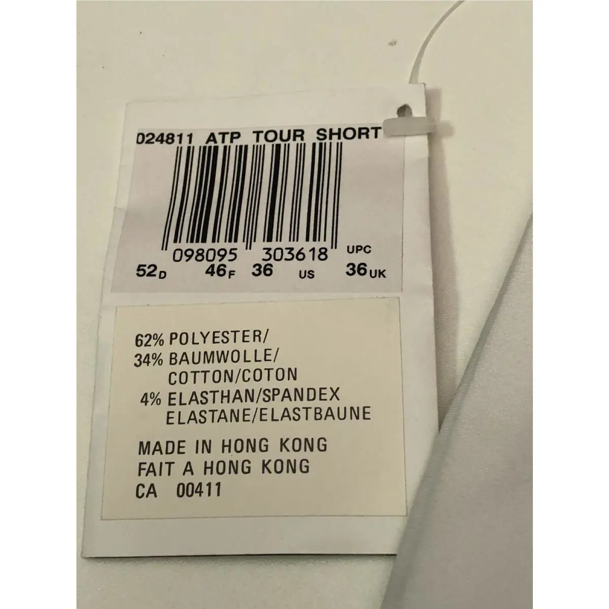 Adidas clothing - White (UPC: 0098095303618) 6