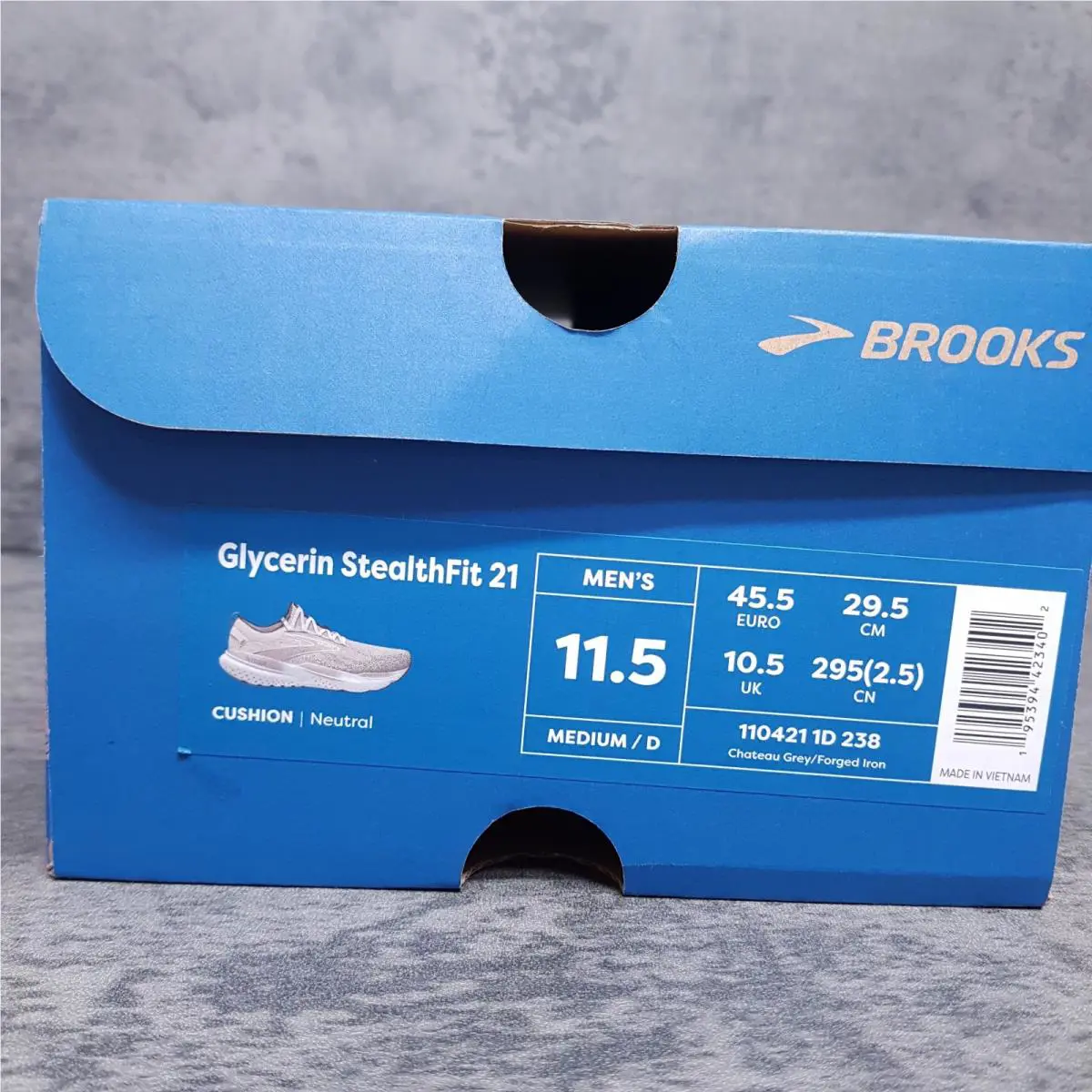 Brooks shoes - Brooks Glycerin 21 - Glycerin - 110421-1D-238 - Gray 5