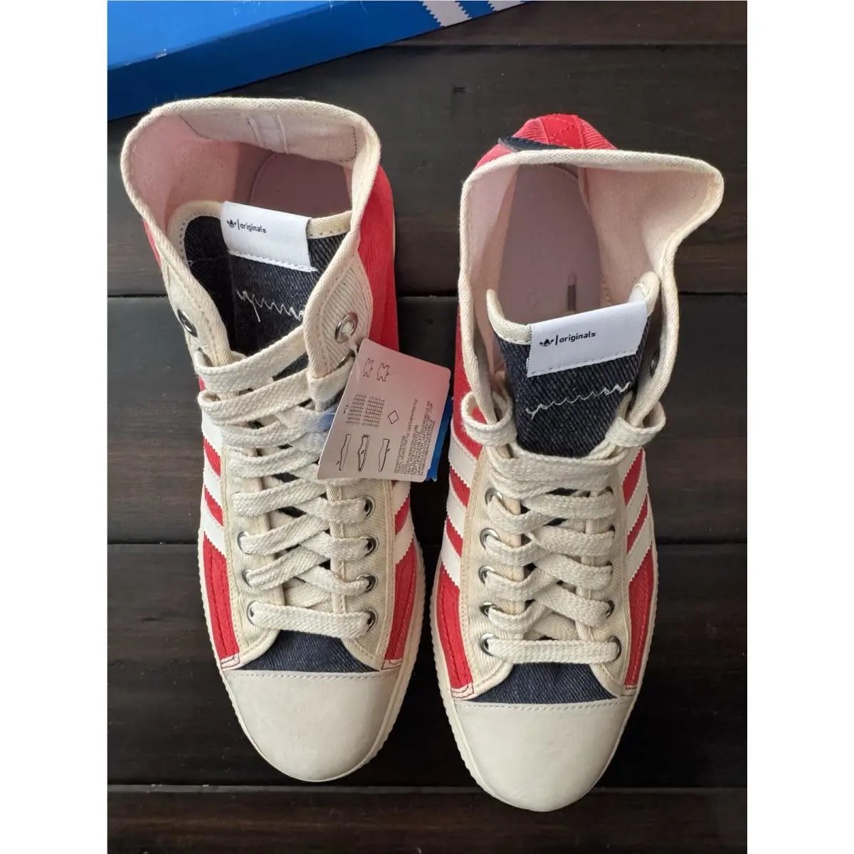 Adidas shoes - adidas Nizza Hi - Nizza - Blue Light Scarlet 3