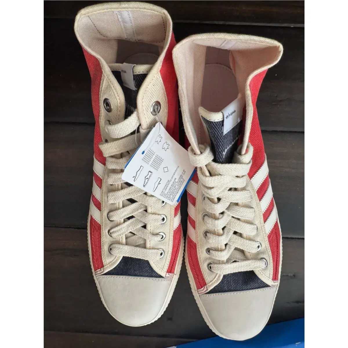 Adidas shoes - adidas Nizza Hi - Nizza - Blue Light Scarlet 5