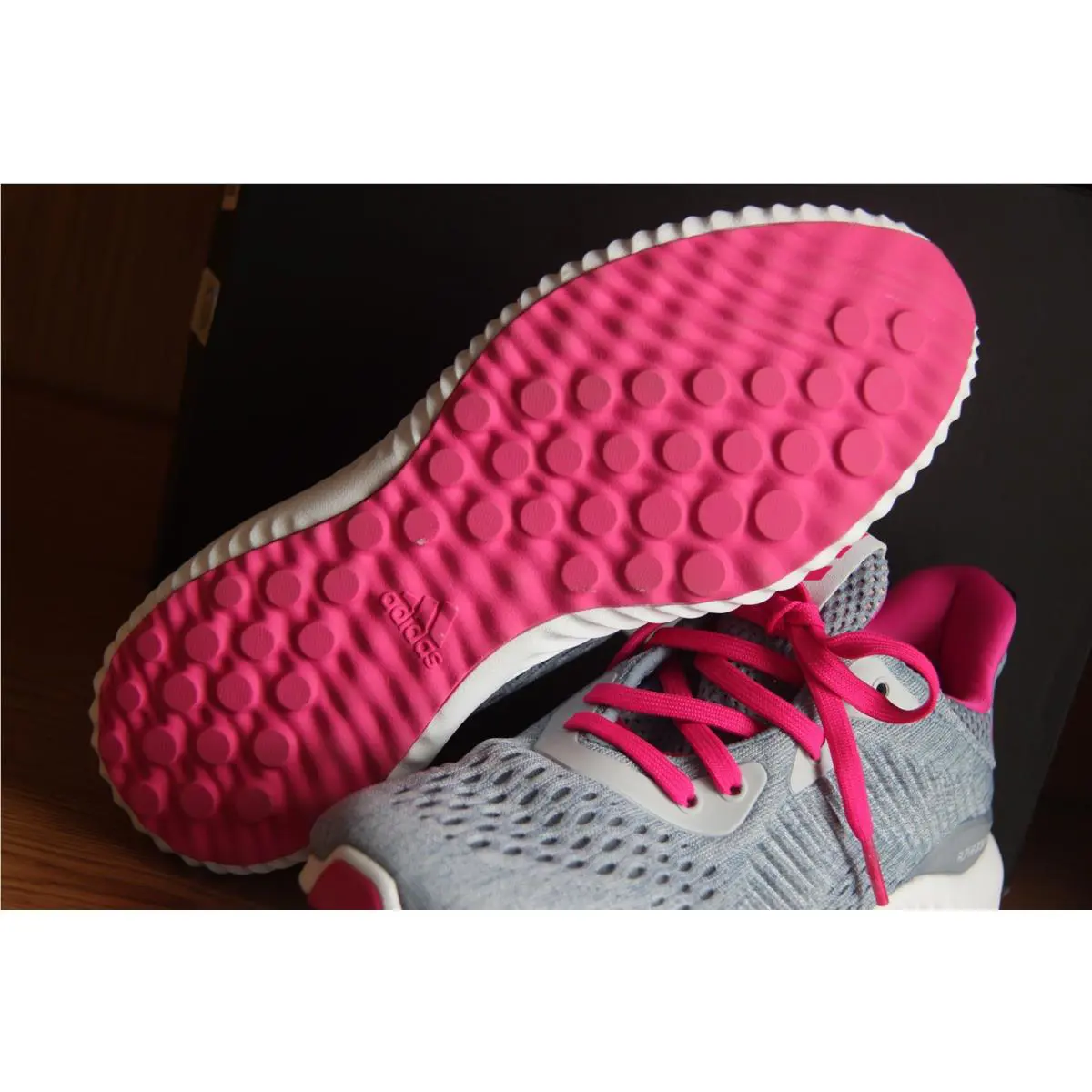 Adidas shoes - adidas Alphabounce Em - Alphabounce - Gray/Pink (UPC: 190308588598) 3