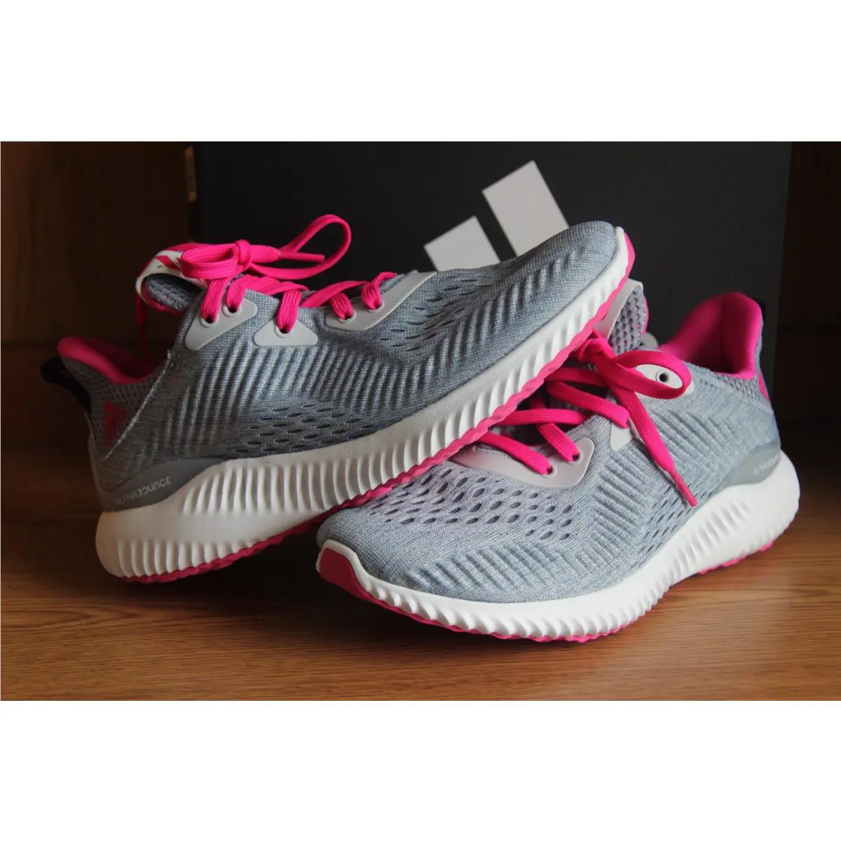 Adidas shoes - adidas Alphabounce Em - Alphabounce - Gray/Pink (UPC: 190308588598) 4