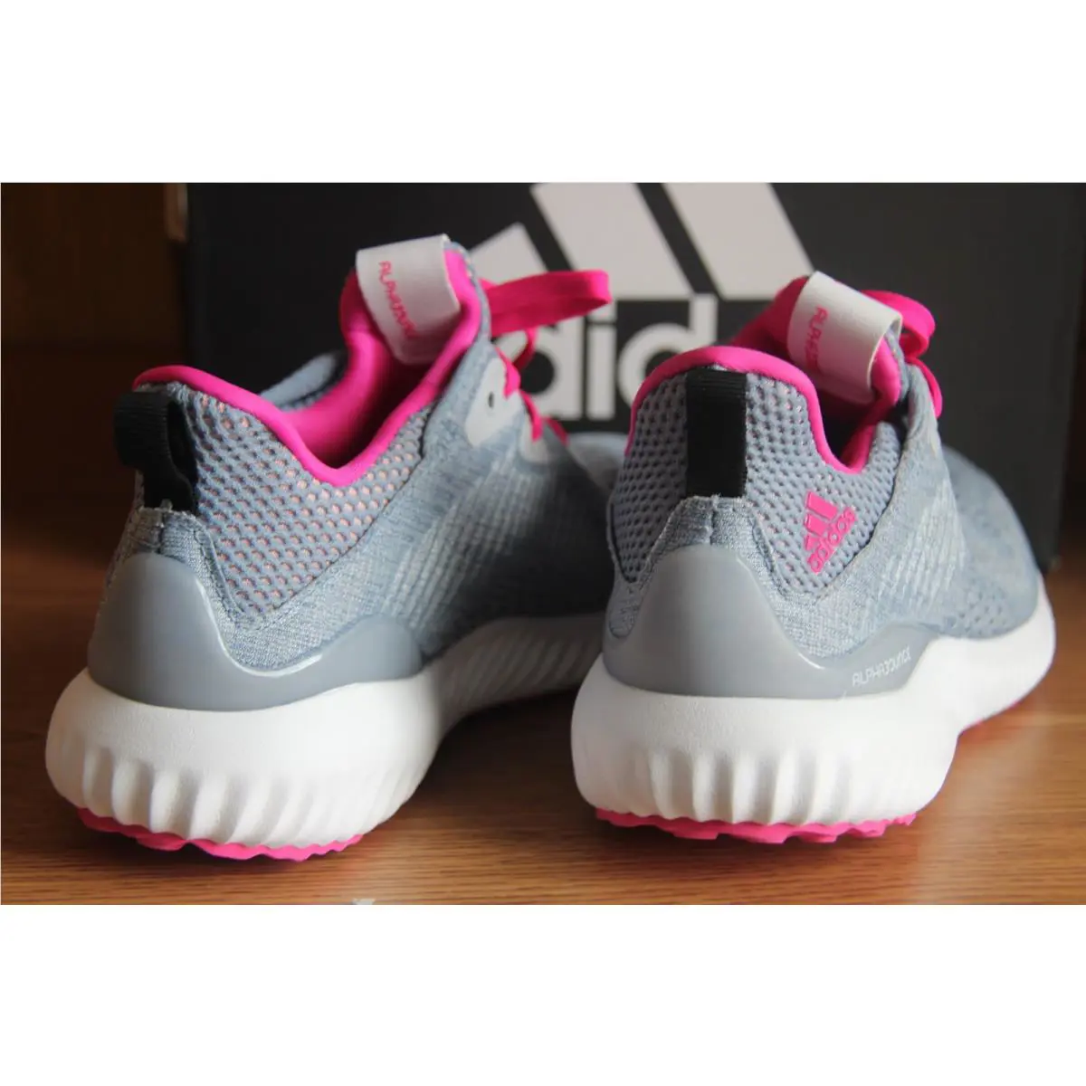 Adidas shoes - adidas Alphabounce Em - Alphabounce - Gray/Pink (UPC: 190308588598) 6