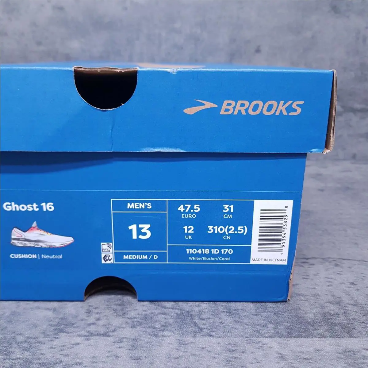 Brooks shoes - Brooks Ghost 16 - Ghost - 110418-1D-170 - White 5