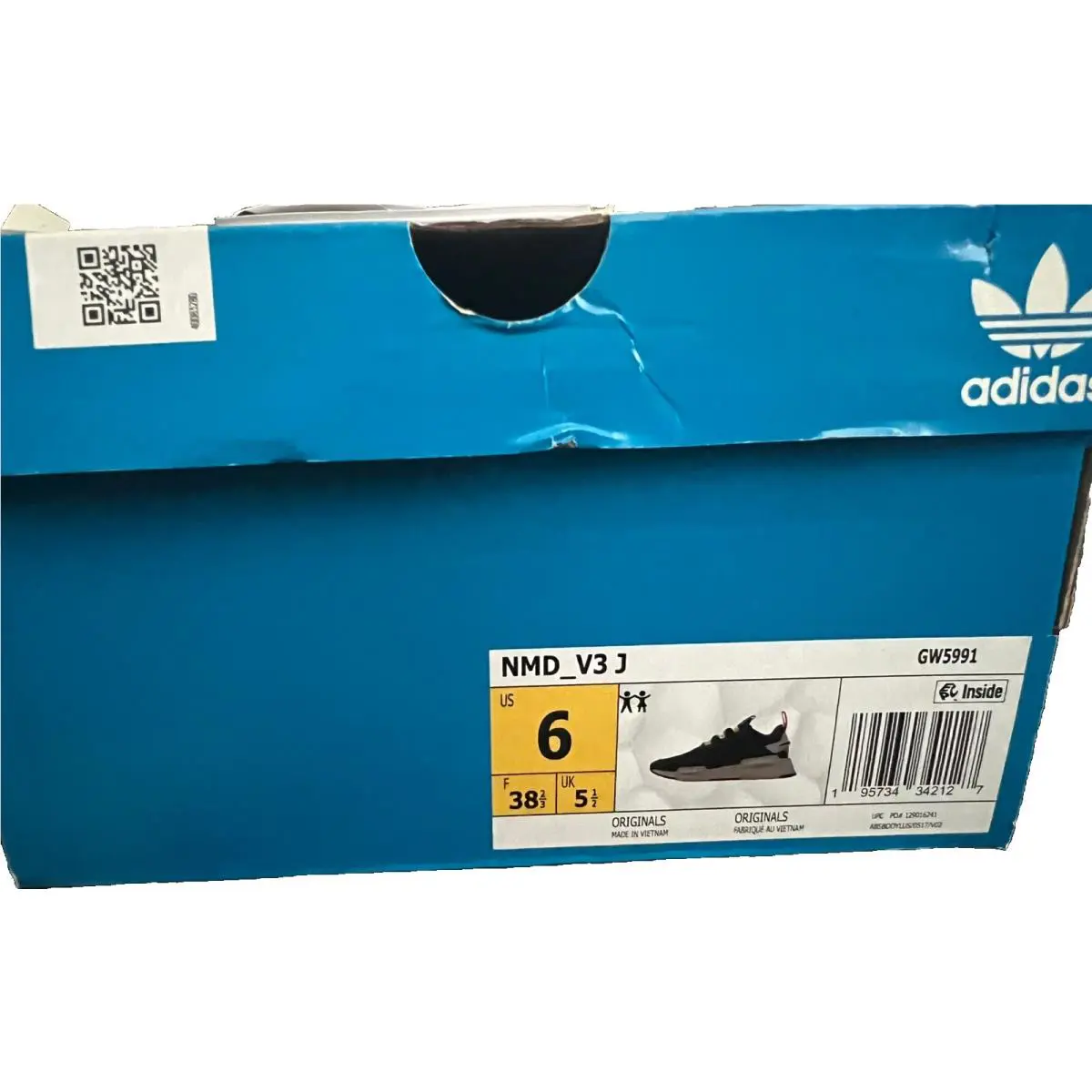 Adidas shoes - adidas NMD V3 - NMD - GW5991 - Black/ Multi-Color (UPC: 195734342127) 2