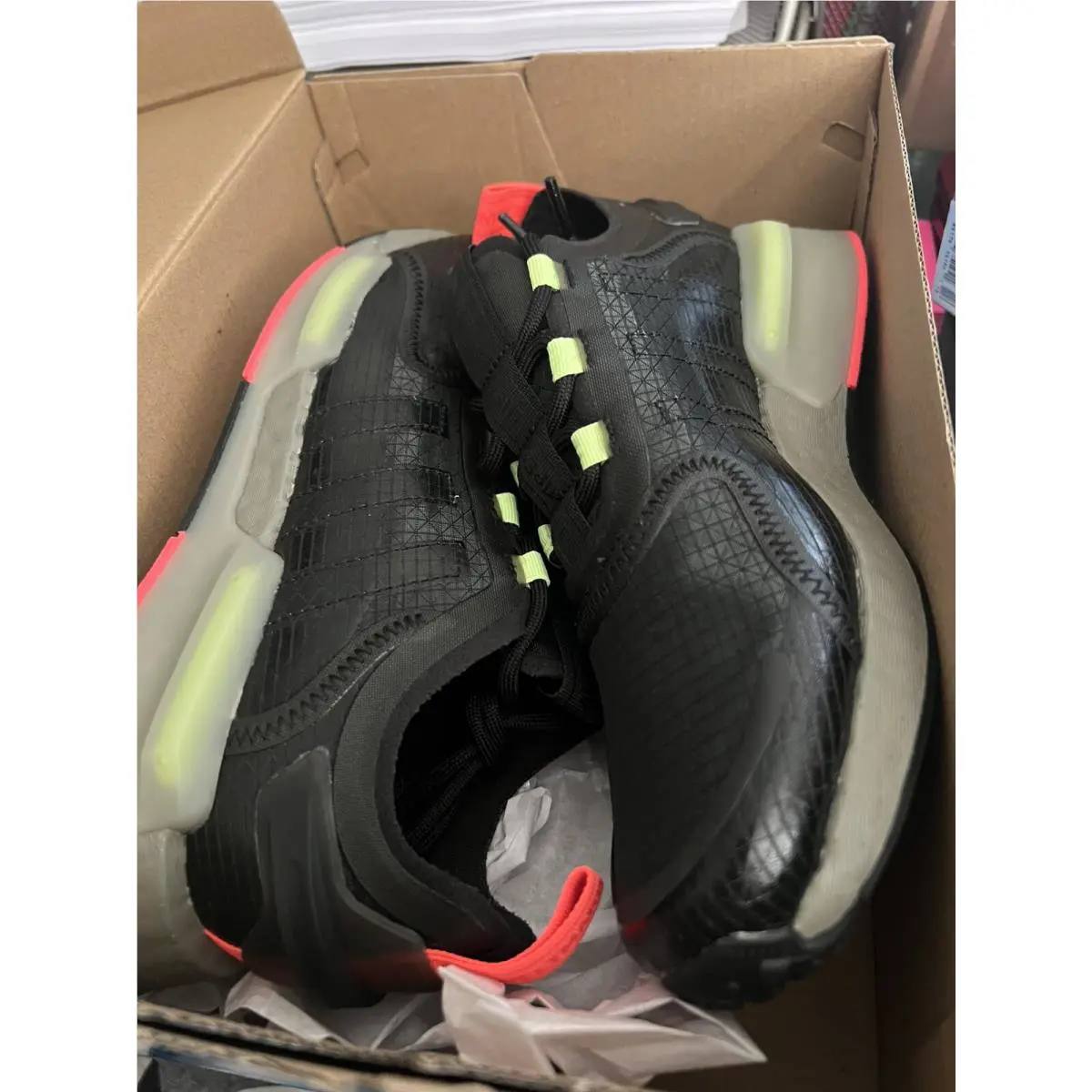 Adidas shoes - adidas NMD V3 - NMD - GW5991 - Black/ Multi-Color (UPC: 195734342127) 3