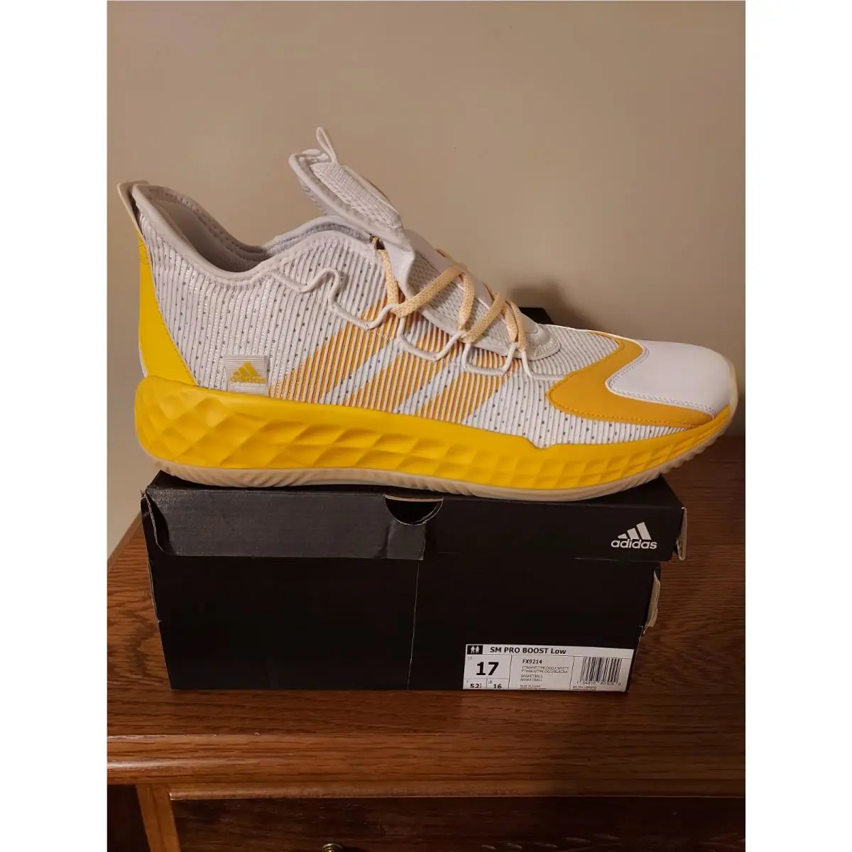 Adidas shoes - adidas Pro Bounce Low - Pro Bounce Low - FX9214 - Yellow 1