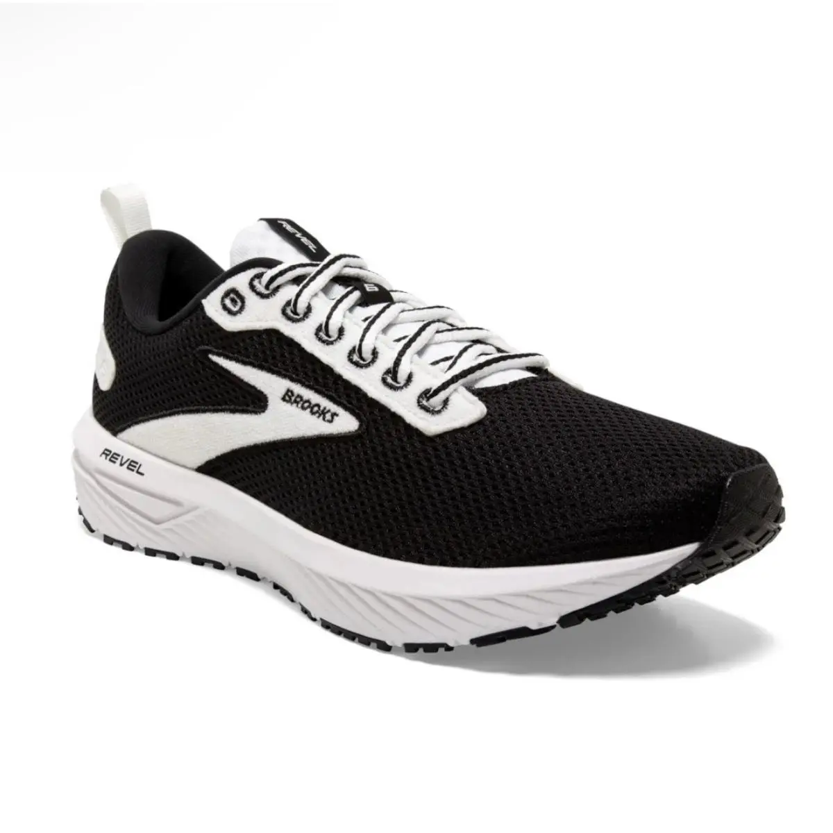 Brooks Revel 6 Black White Running Shoes 1103981D087 Men’s Size 13