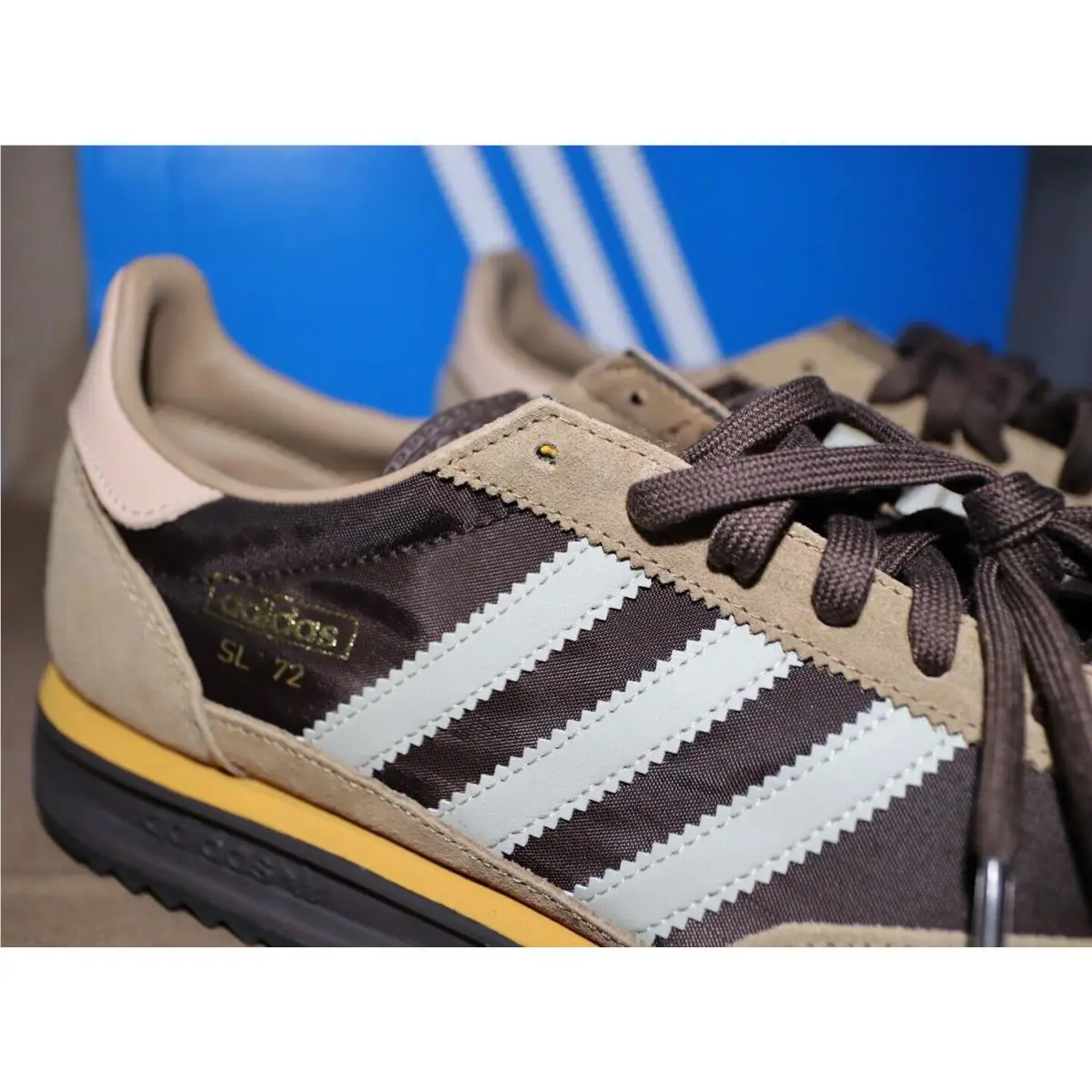 Adidas shoes - Adidas Sl 72 Rs - IG4645 - Brown/Putty Grey/Preloved Yellow (UPC: 196477716121) 1