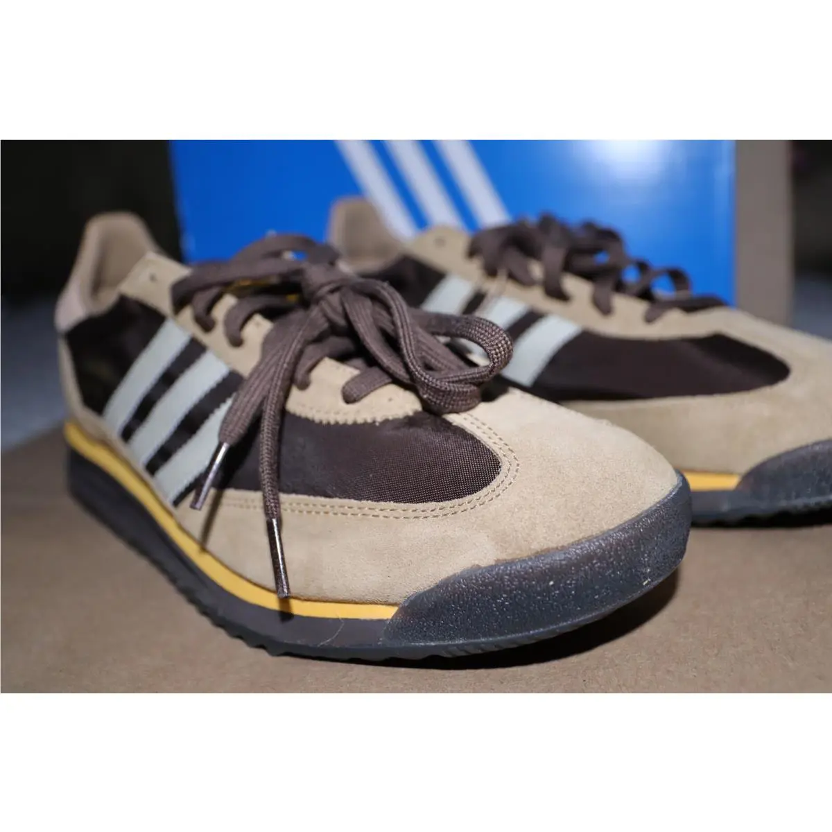 Adidas shoes - Adidas Sl 72 Rs - IG4645 - Brown/Putty Grey/Preloved Yellow (UPC: 196477716121) 2