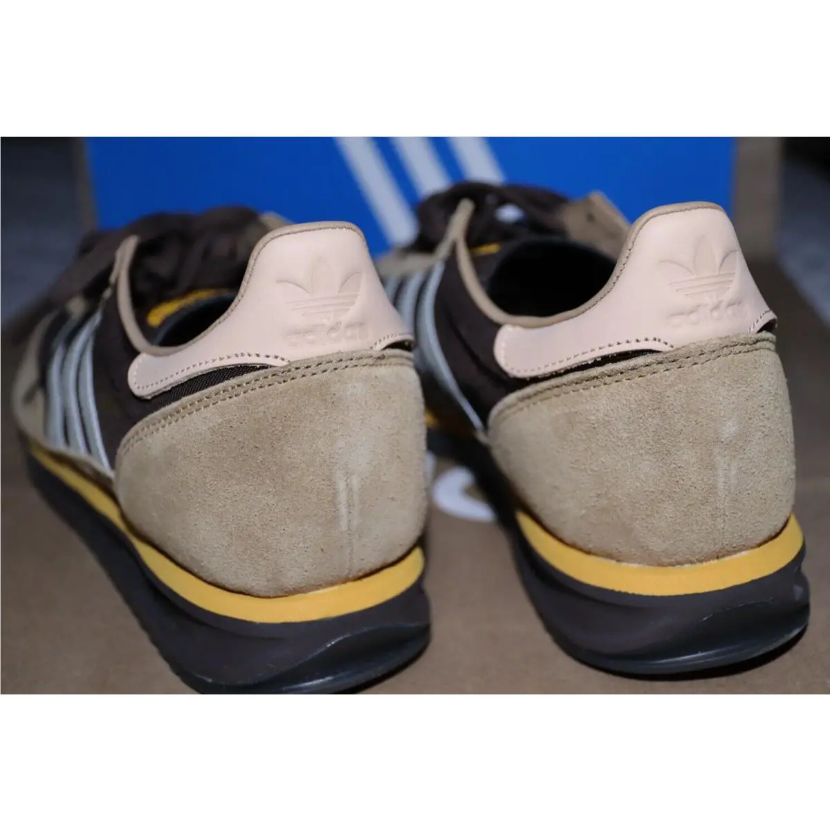 Adidas shoes - Adidas Sl 72 Rs - IG4645 - Brown/Putty Grey/Preloved Yellow (UPC: 196477716121) 5