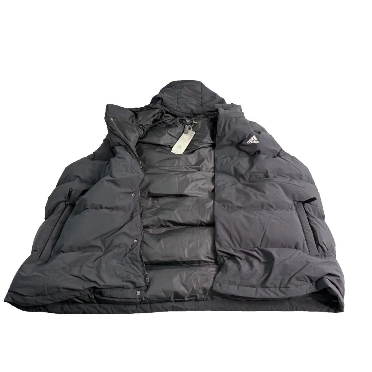 Adidas clothing - adidas Helionic Hooded Down Vest - HG6277 - Black 5