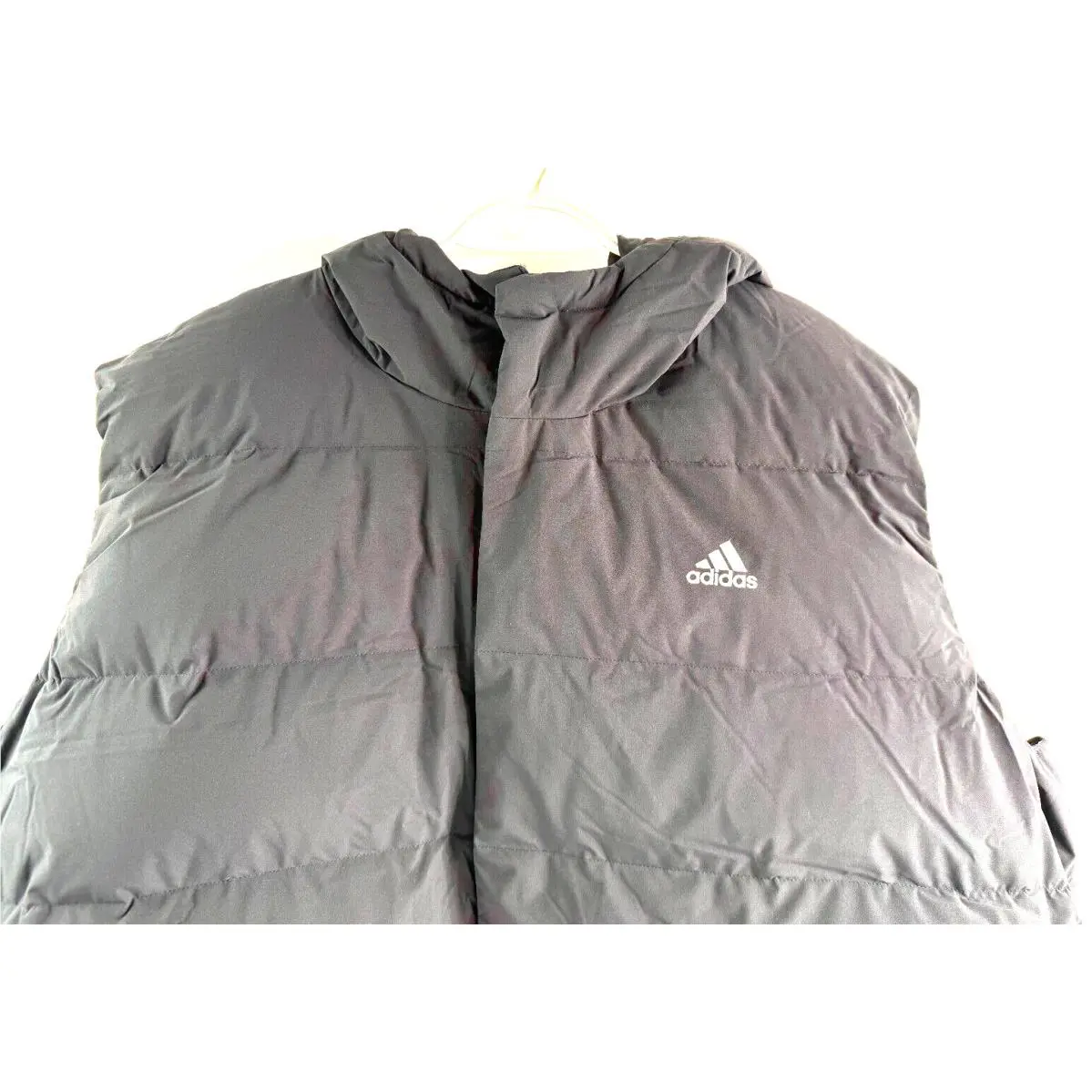 Adidas clothing - adidas Helionic Hooded Down Vest - HG6277 - Black 1