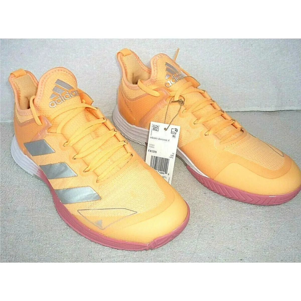 Adidas shoes - Adizero Ubersonic 4 - Adizero Ubersonic - FX1370 - Acid Orange, Silver Metallic (UPC: 194814122420) 10