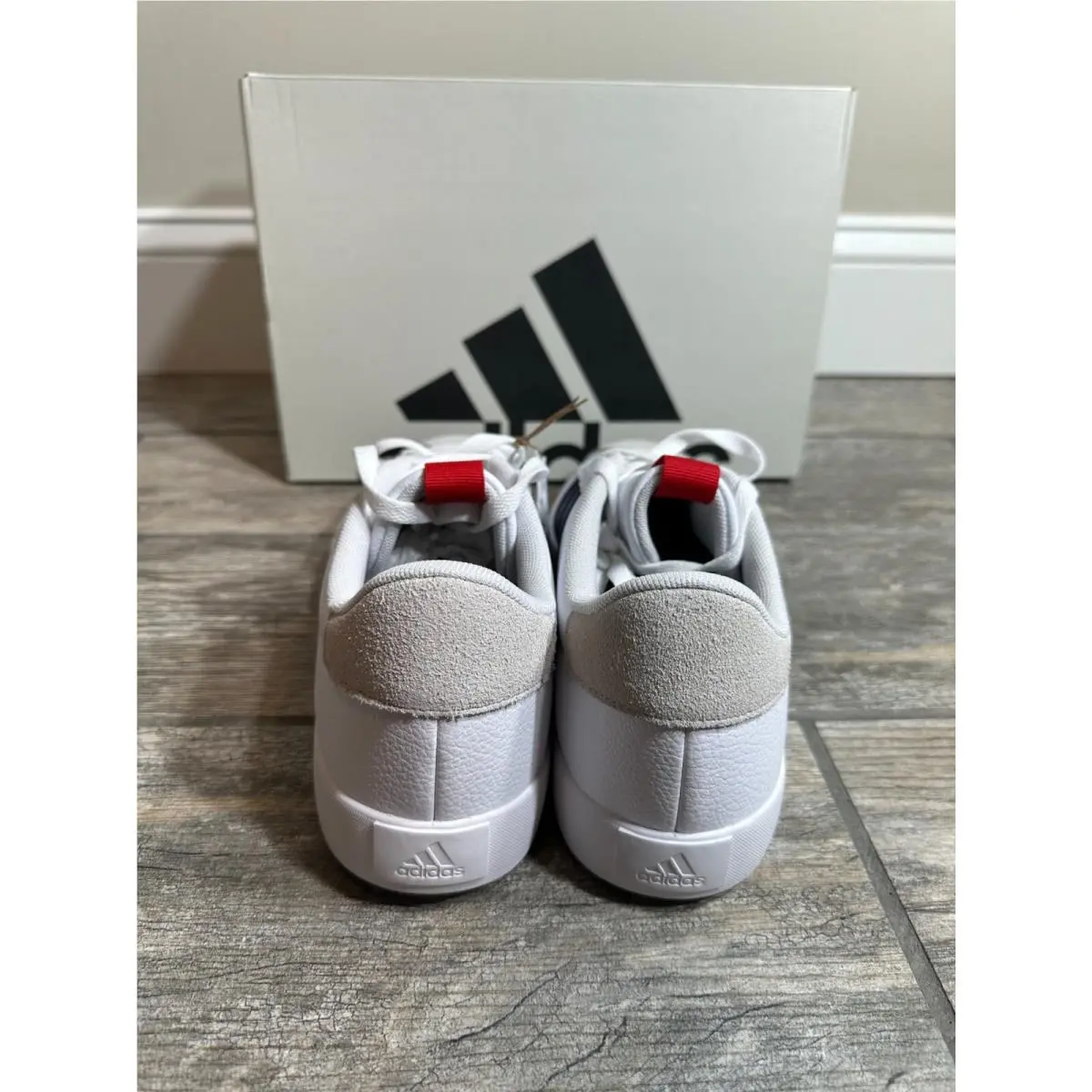 Adidas shoes - adidas Vl Court - Court - ID6287 - White/Dark Blue/Better Scarlet (UPC: 196474616264) 1