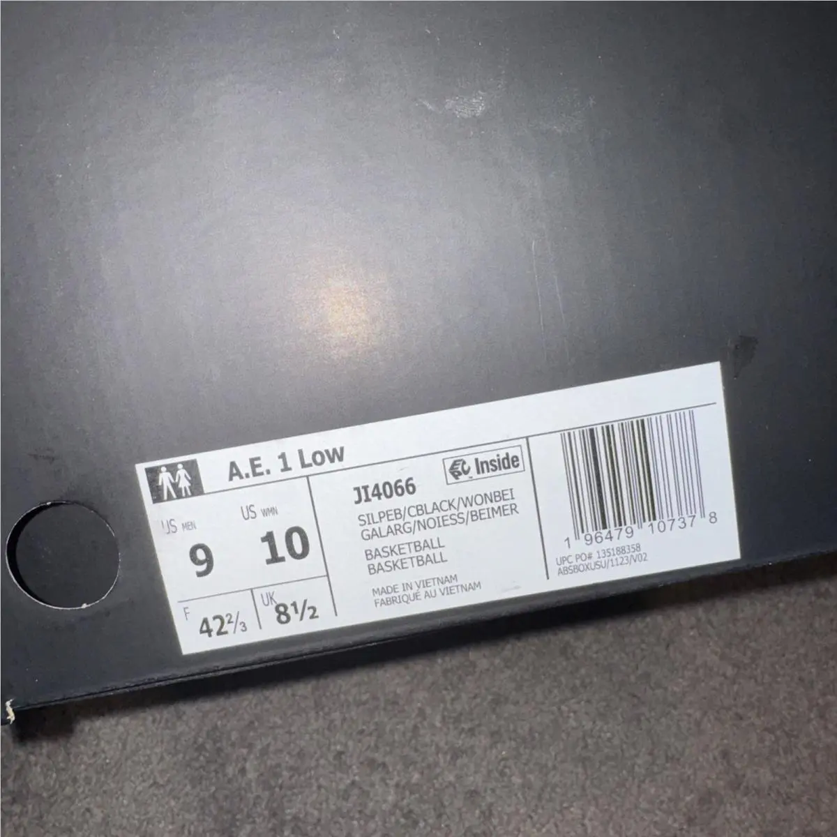 Adidas shoes - adidas AE 1 - JI4066 - Silver 5