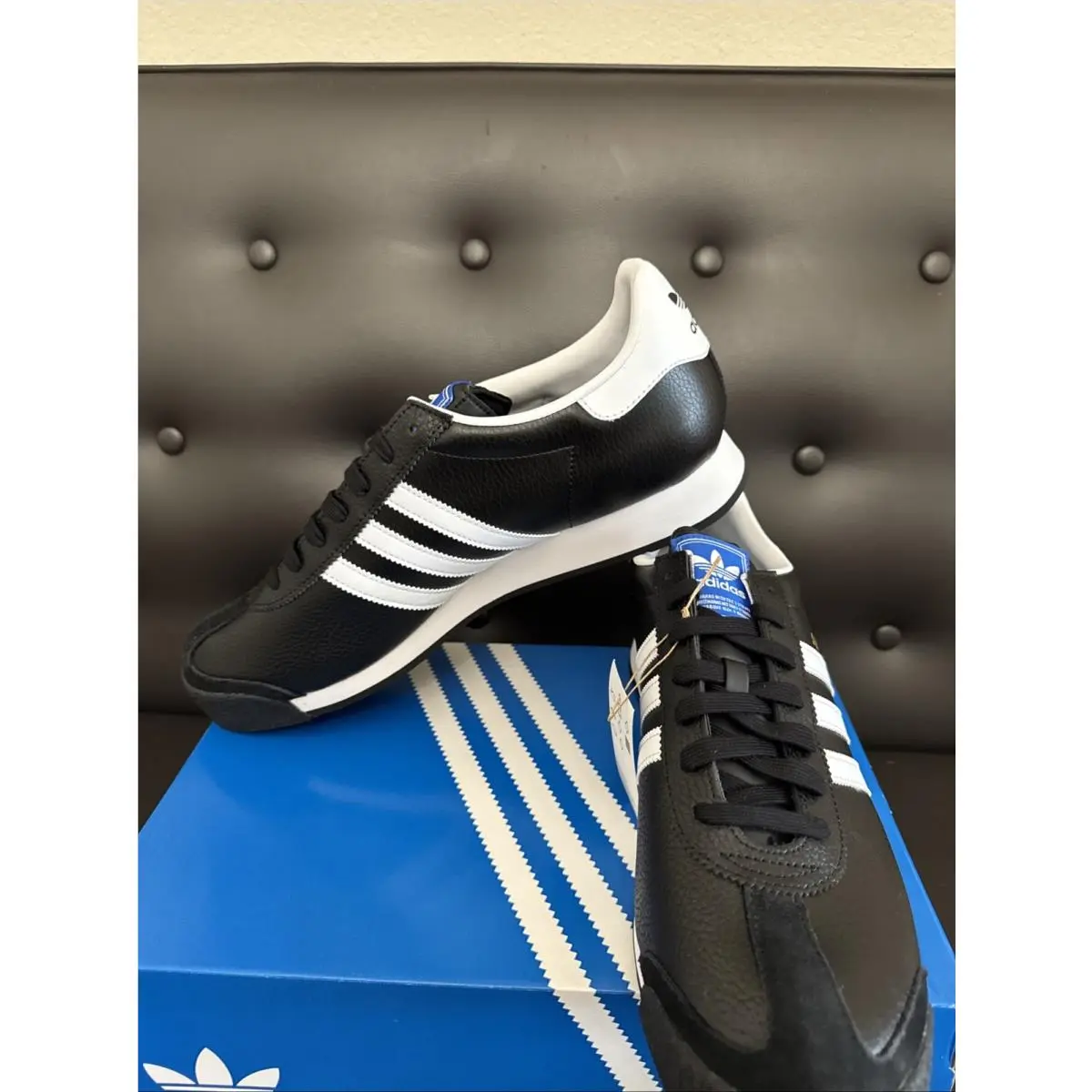 Adidas shoes - adidas Samoa - Samoa - 19351 - Black, Manufacturer: Core Black White (UPC: 0826512817352) 1