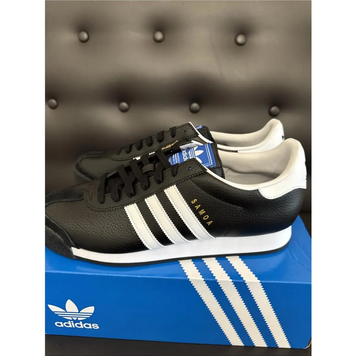 Adidas shoes - adidas Samoa - Samoa - 19351 - Black, Manufacturer: Core Black White (UPC: 0826512817352) 2