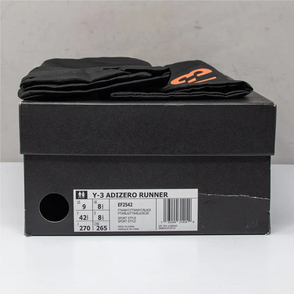 Adidas shoes - adidas Y-3 Adizero Runner - Adizero Runner - EF2542 - White (UPC: 193099314049) 6