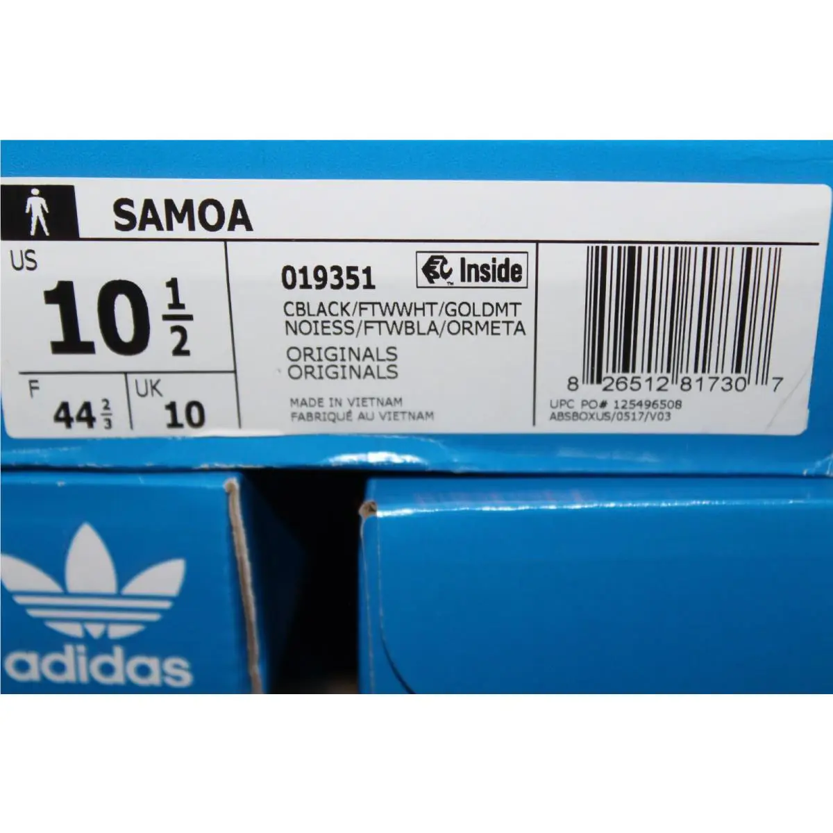Adidas shoes - SAMOA - SAMOA - Black (UPC: 194828452742) 10