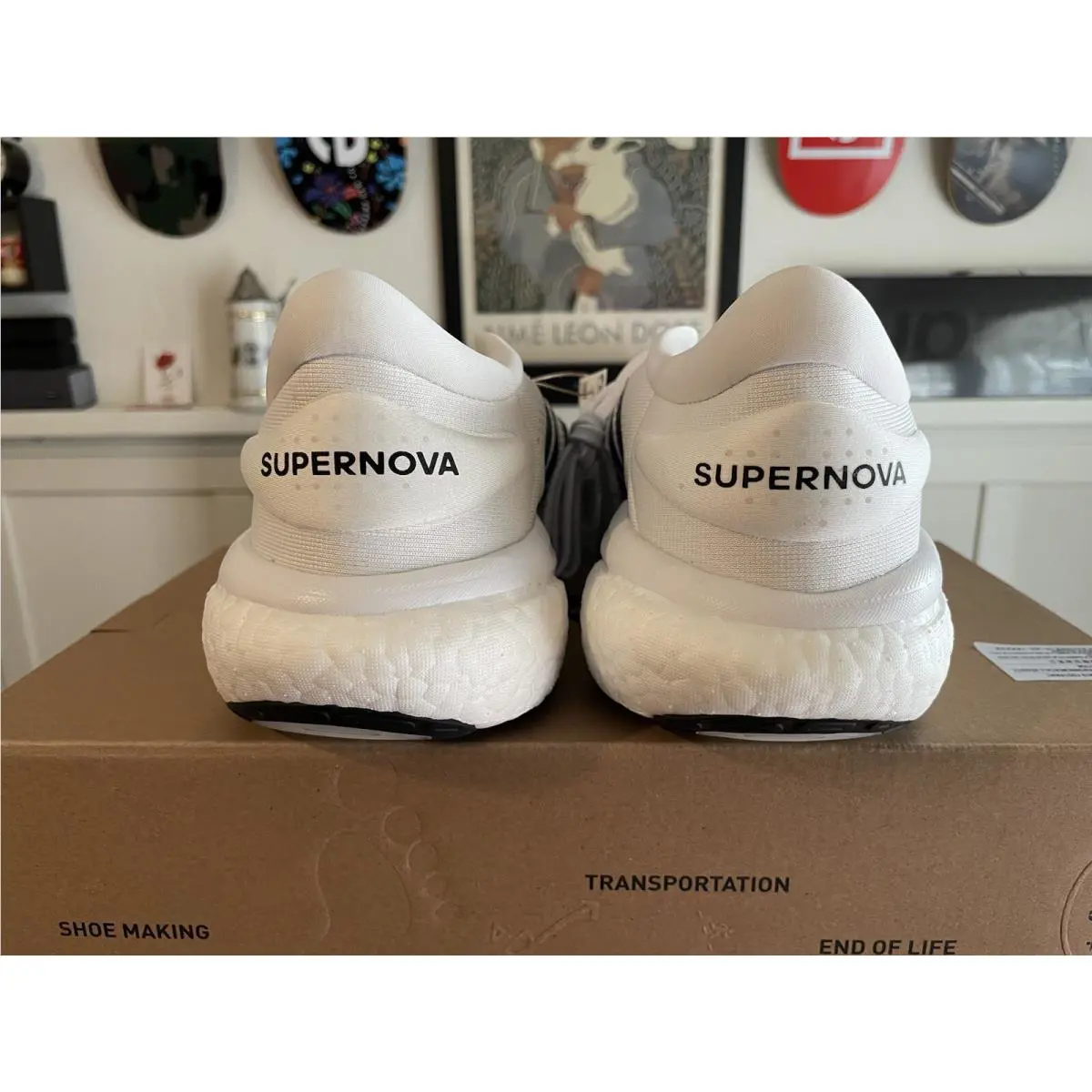 Adidas shoes - adidas Supernova - Supernova - GW9089 - FTWWHT/CBLACK/DSHGRY (UPC: 195740127367) 3