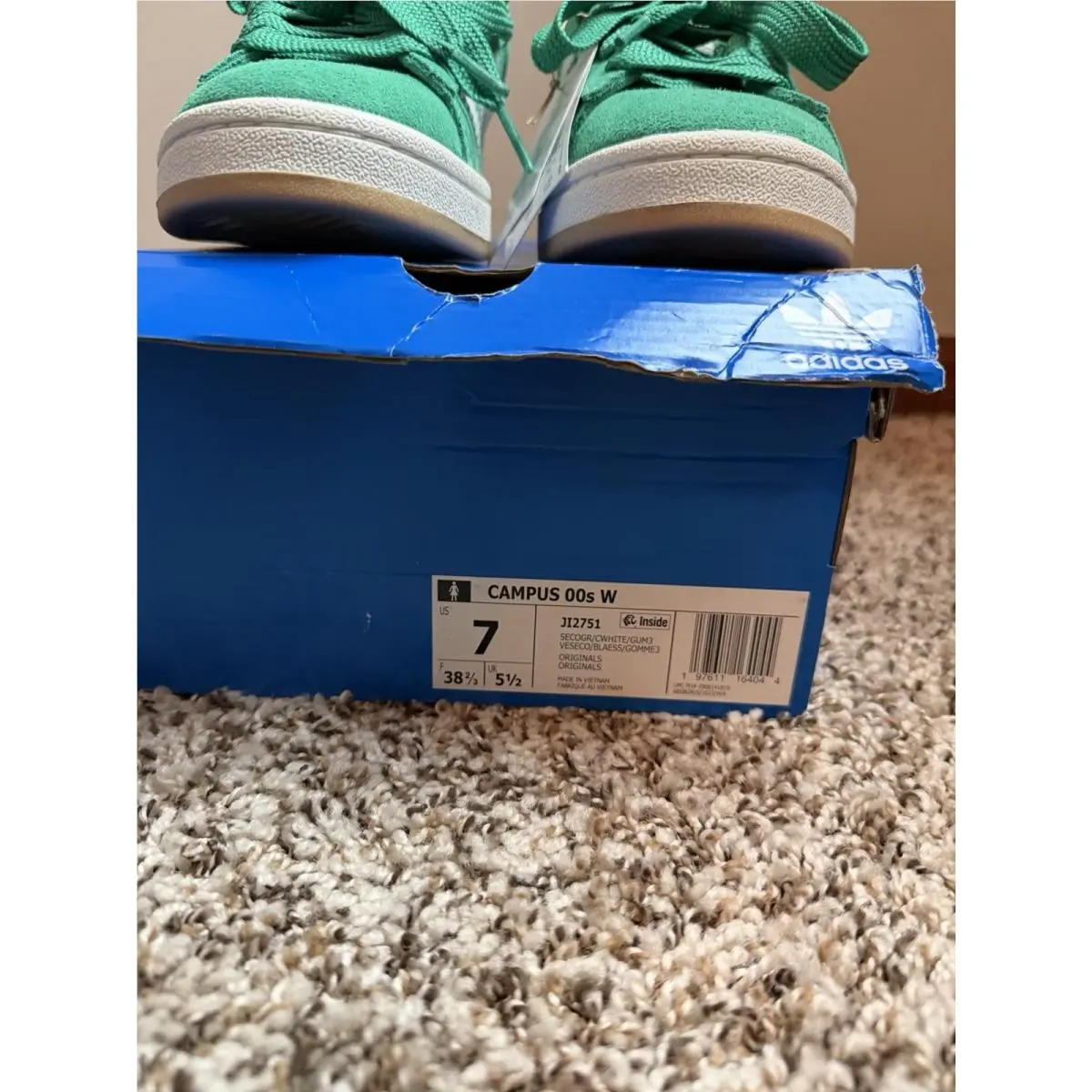 Adidas shoes - Adidas Originals Campus 00s - Originals Campus - JR0104 - Green 1