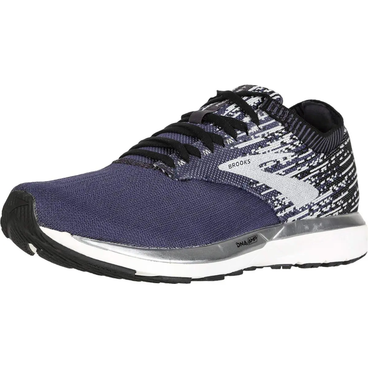 Brooks Mens Ricochet Running Shoes - Greystone/grey/navy - Size 8 D - Multicolor