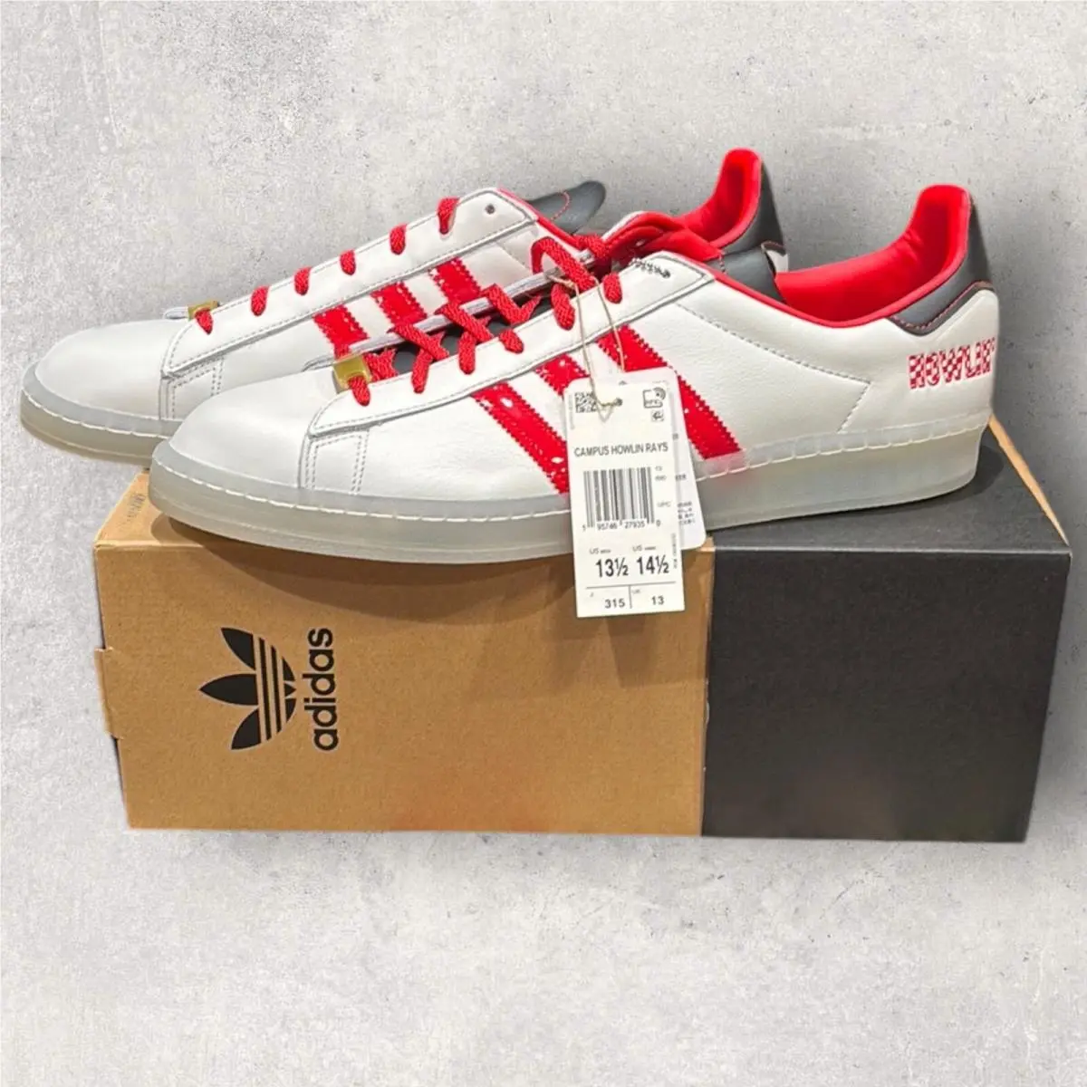 Size 13.5 - Adidas Howlin` Ray`s x Campus 80s Adilicious City Series