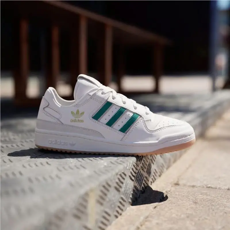 Adidas Basketball Los Angeles - White / Active Green / Sandy Pink - Code IF722