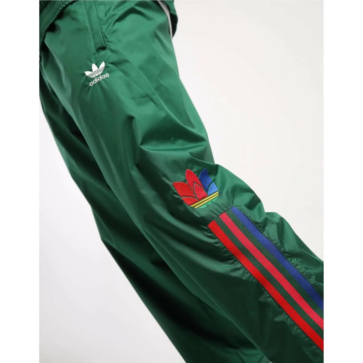 Adidas clothing - 3D Trefoil 3 Stripes - Trefoil Stripes - GE0843 - Green, Manufacturer: Dark Green 4