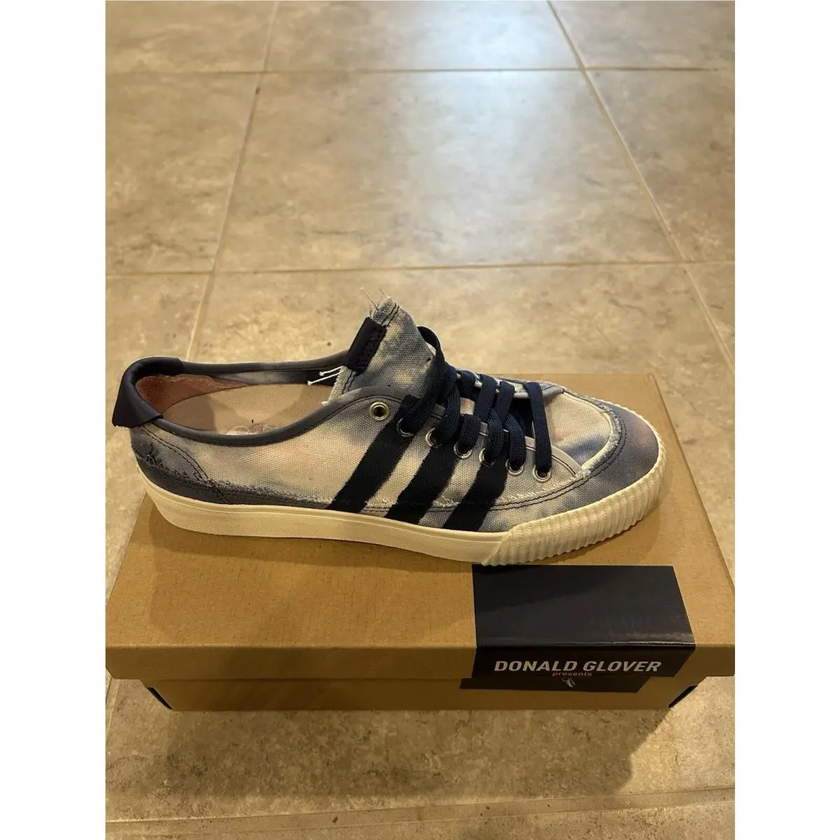 Size 10 -  Donald Glover x Nizza Premium Noble Indigo by Adidas