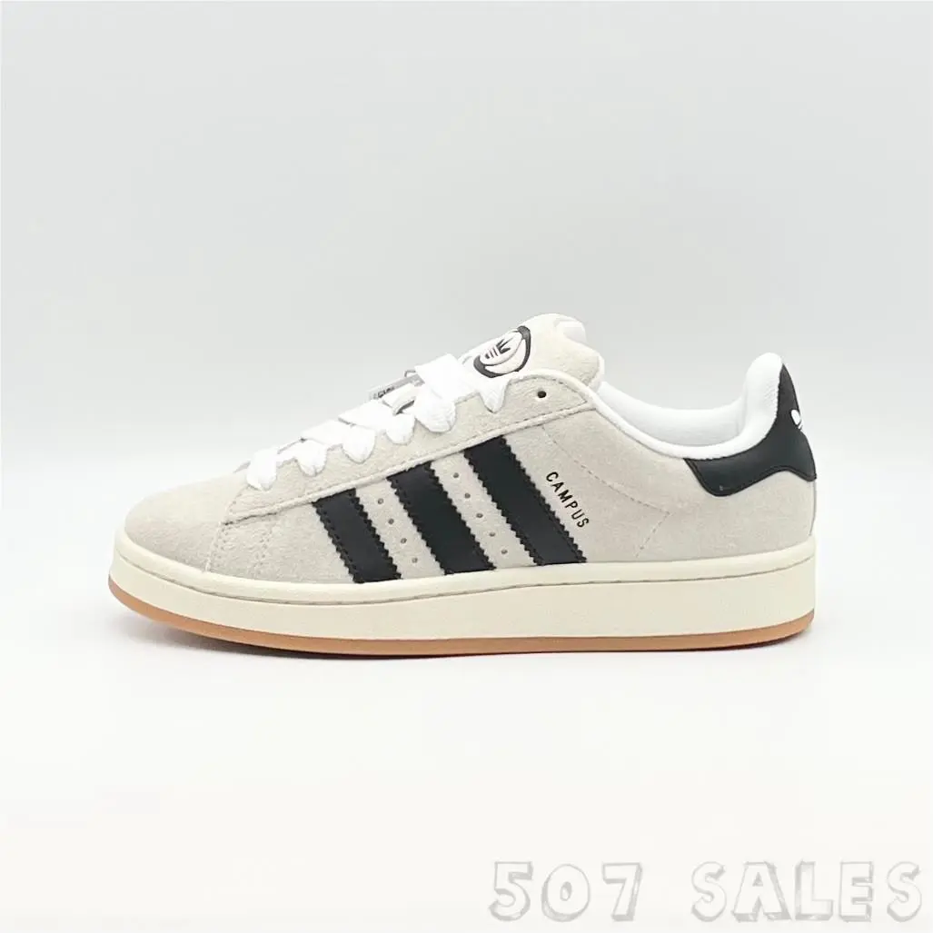 Adidas Campus 00s Crystal White / Core Black / Off White GY0042 - Size 6.5 - Ivory