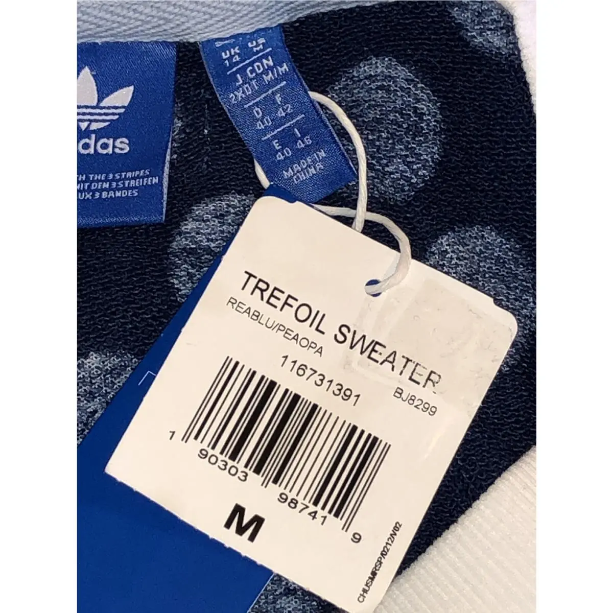 Adidas clothing - Blue (UPC: 190303987419) 5